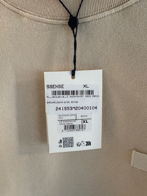 Jacquemus JACQUEMUS GROS GRAIN CREWNECK Size US XL / EU 56 / 4 - 4 Thumbnail