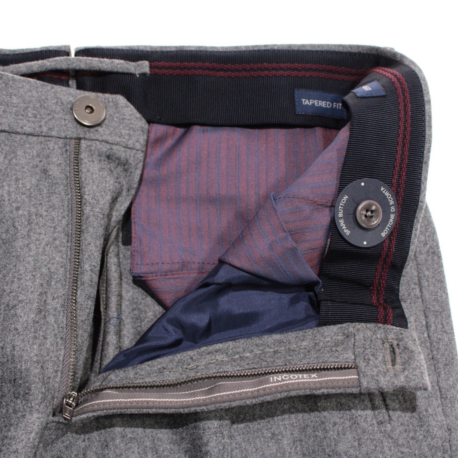 Incotex INCOTEX New with tags Dress Pants Size 30 US In Gray Size US 30 / EU 46 - 4 Thumbnail