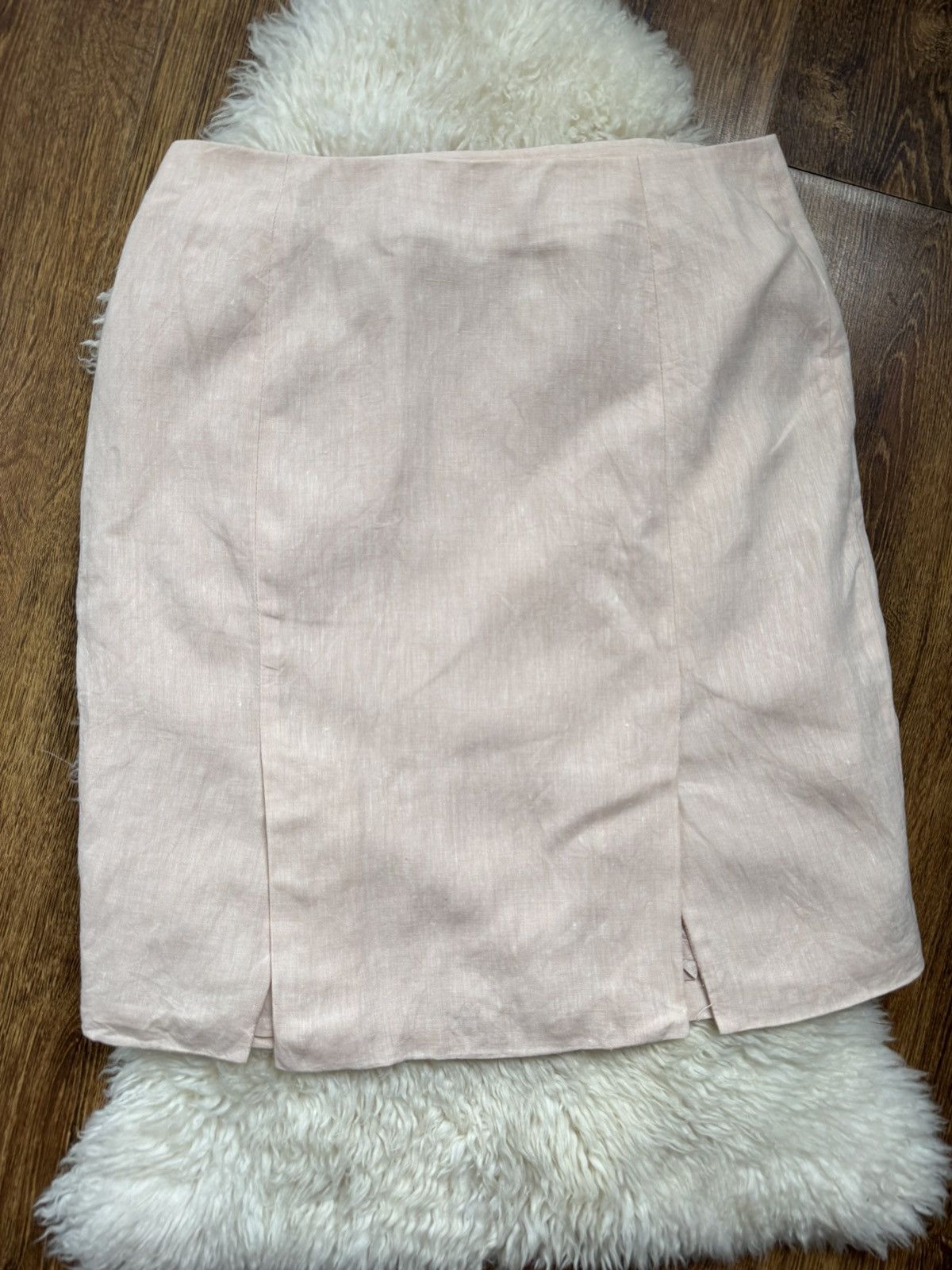 Vogue Vogue linen skirt in very good condition size 38 Size 30" / US 8 / IT 44 - 2 Thumbnail