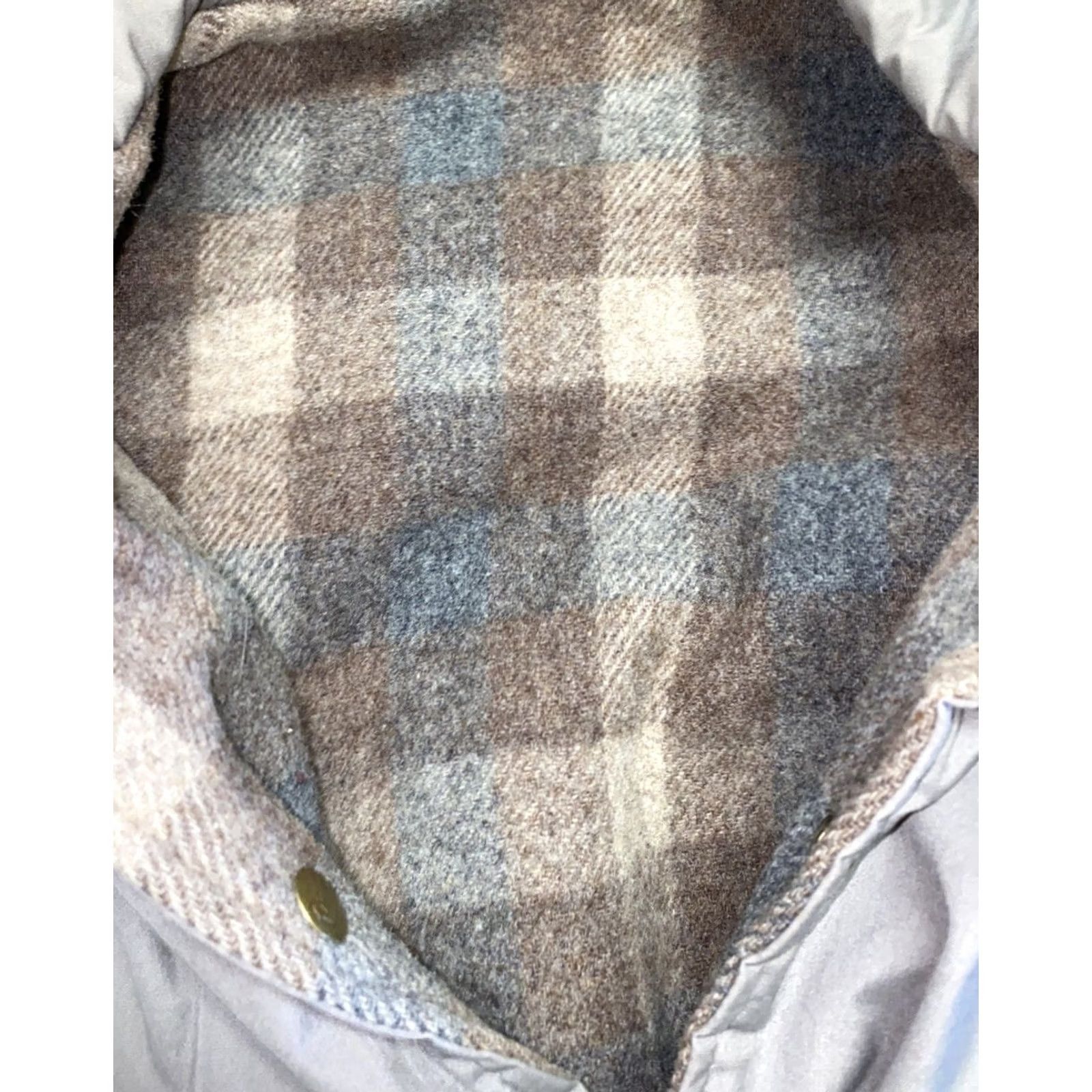 Vintage Woolrich Vest Mens Gray Polyester/Cotton Wool Lined Snap Button XL Size Vest Size US XL / EU 56 / 4 - 6 Thumbnail