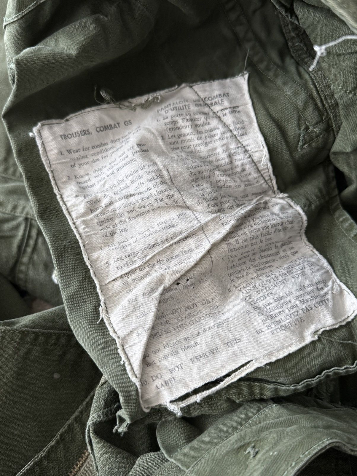 Japanese Brand × Vintage 1967 Dated Vintage Canadian Army Modified Combat Trousers Size US 30 / EU 46 - 7 Thumbnail