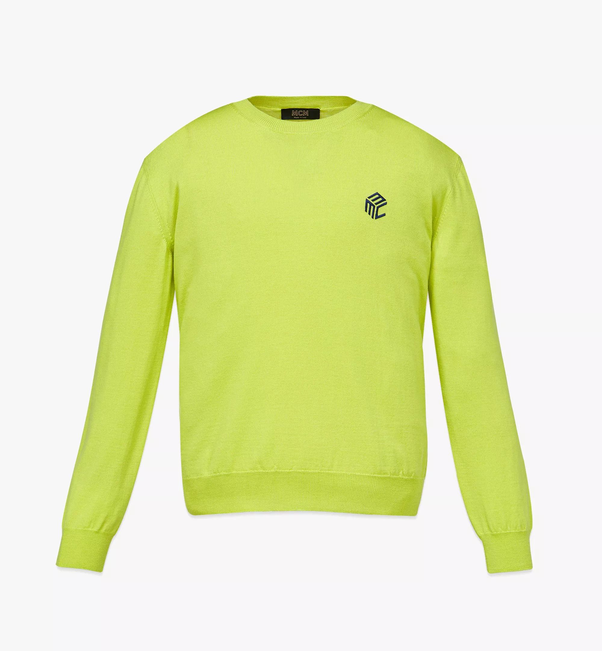 MCM o1mt1gz0625 Sweater in Acid Green Size US M / EU 48-50 / 2 - 1 Thumbnail
