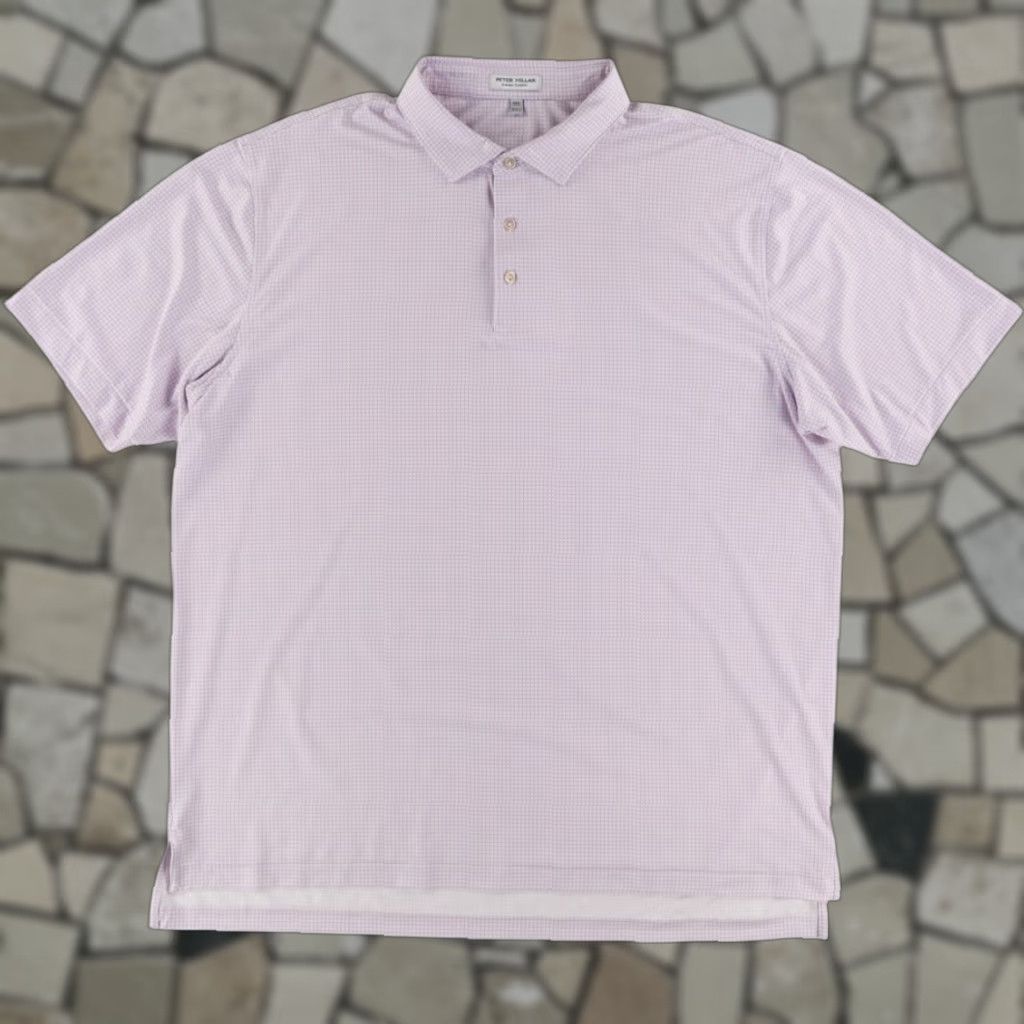 Peter Millar Peter Millar Orbit Performance Jersey Stretch Polo Shirt Pink Men's 2XL Size US XXL / EU 58 / 5 - 1 Thumbnail