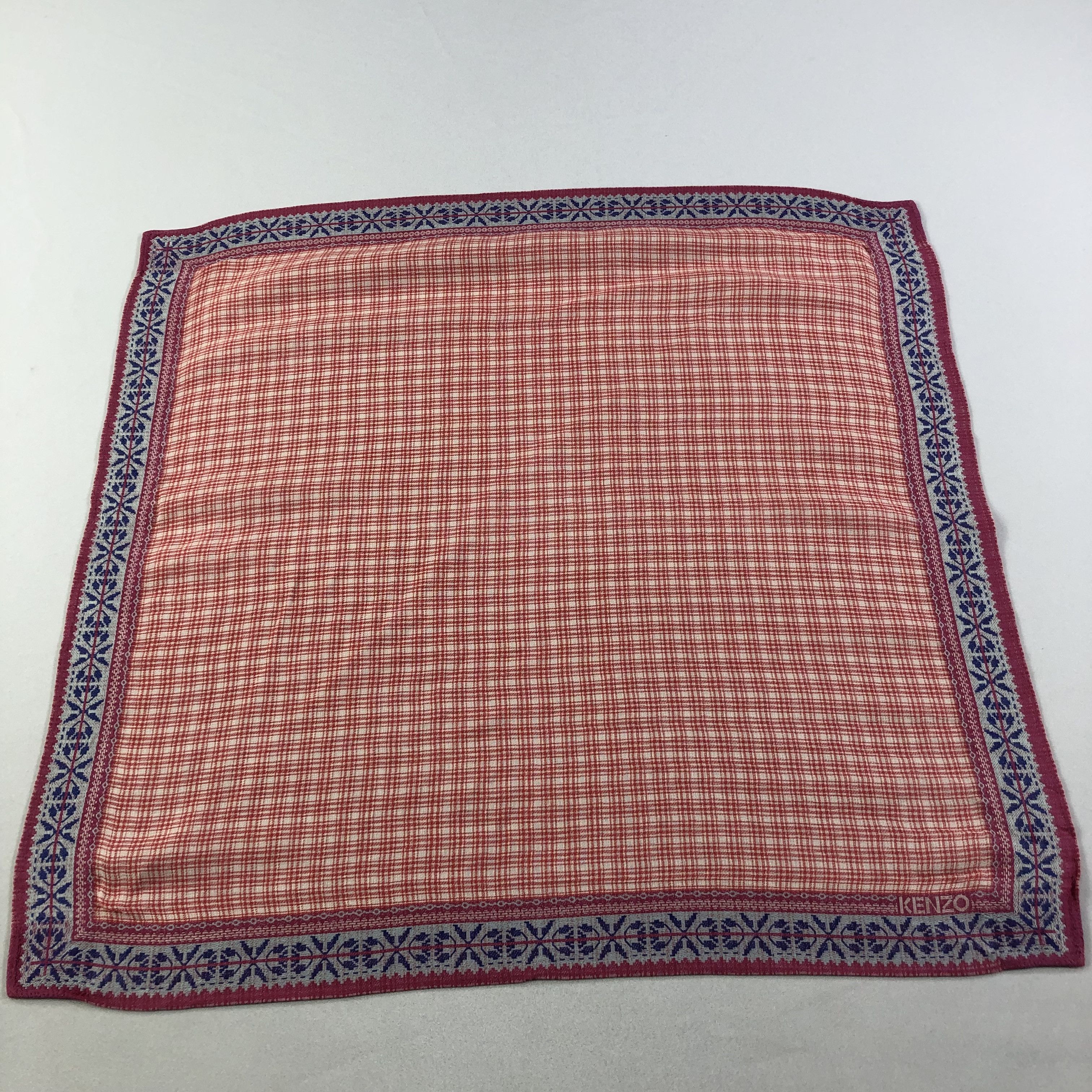 Kenzo × Vintage Kenzo Handkerchief Neckerchief Bandana H1691 Size ONE SIZE - 2 Thumbnail