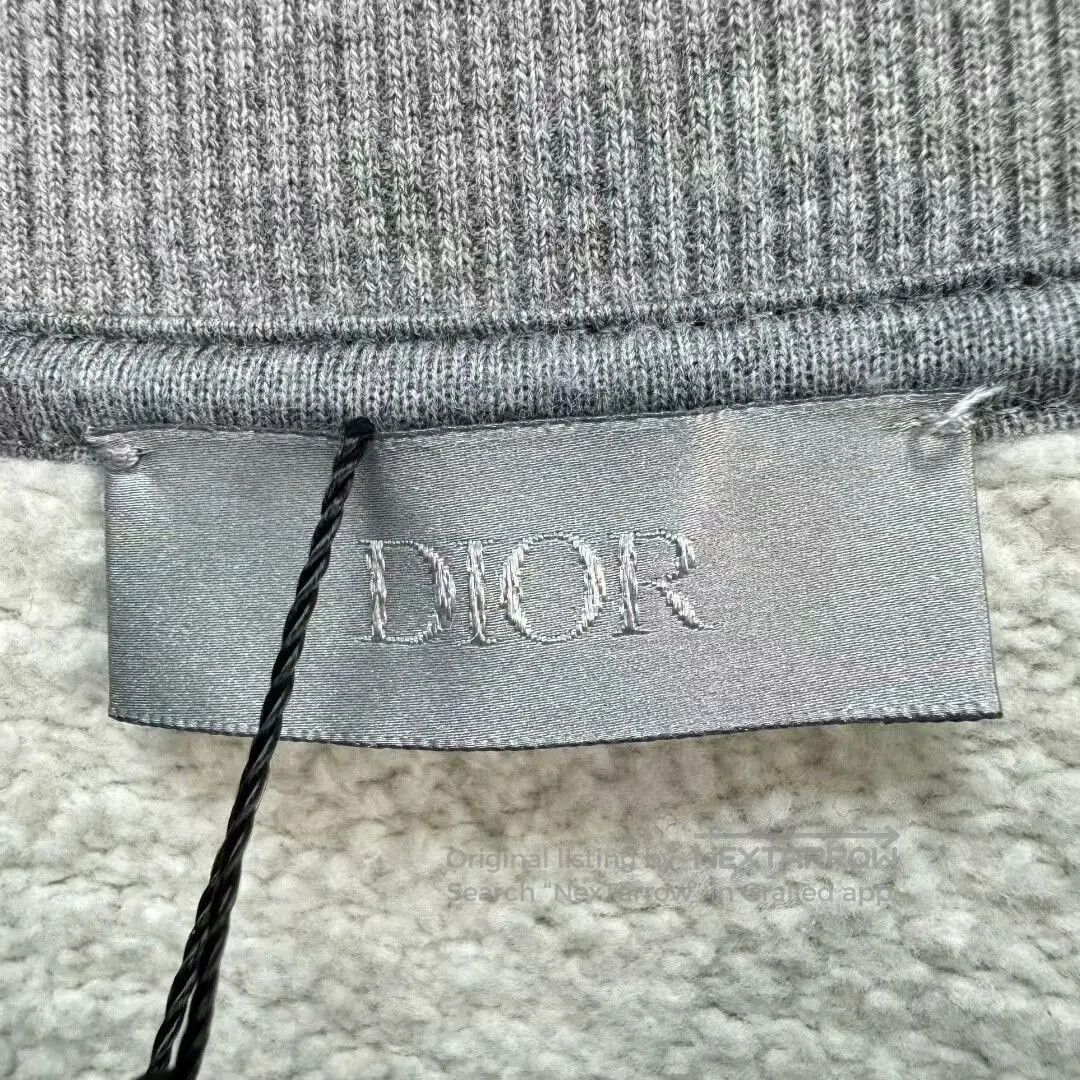 Dior dior gray embroidered sweatshirt size l. Size US L / EU 52-54 / 3 - 4 Thumbnail