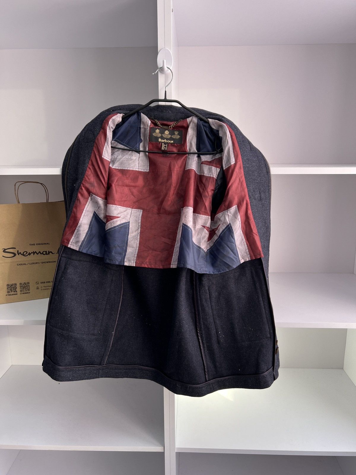 Barbour × Vintage Vintage Barbour Women’s Wool England Coat Size M / US 6-8 / IT 42-44 - 10 Thumbnail