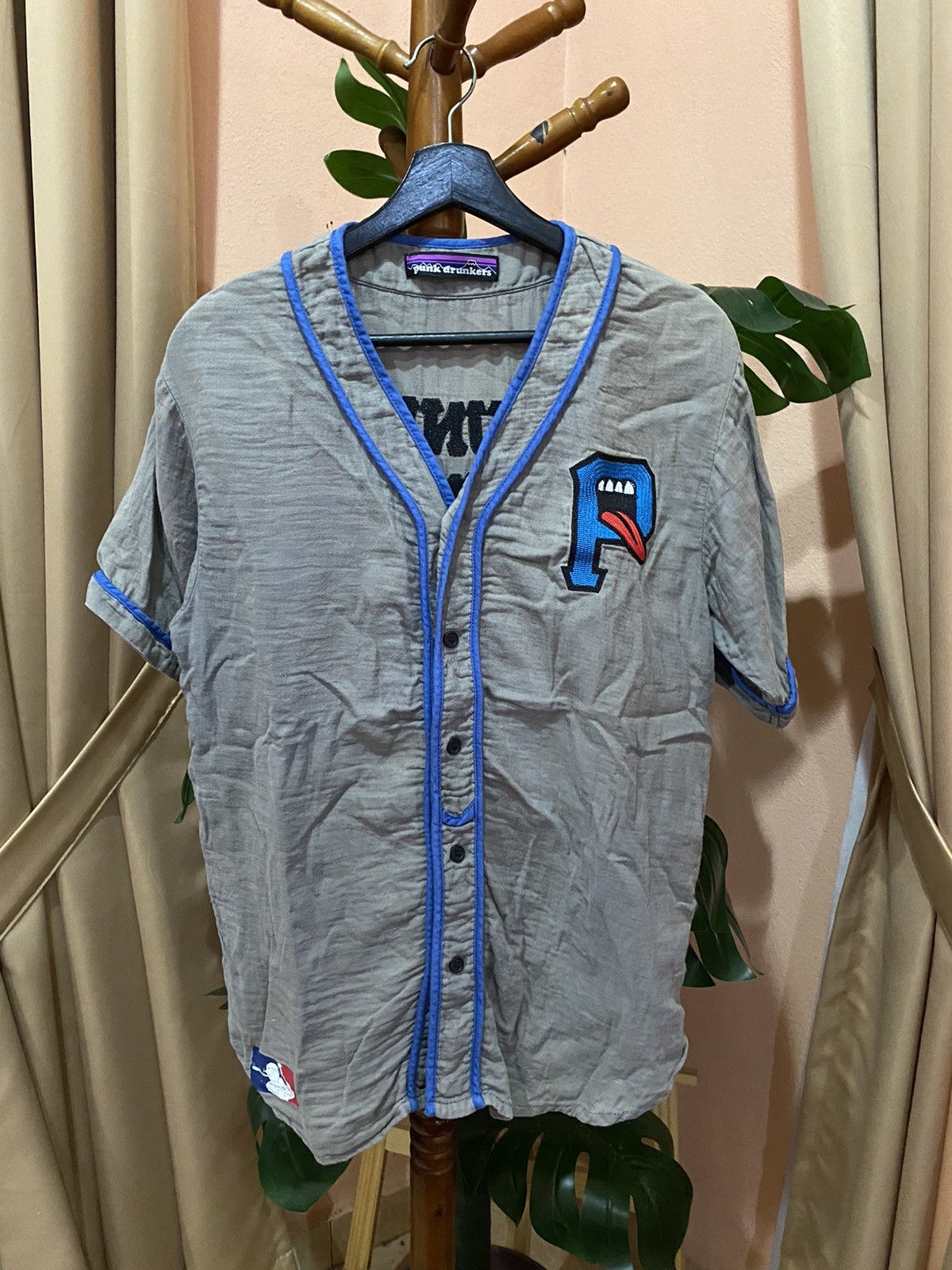 If Six Was Nine × Vintage VINTAGE PUNK DRUNKERS BASEBALL JERSEY Size US L / EU 52-54 / 3 - 3 Thumbnail