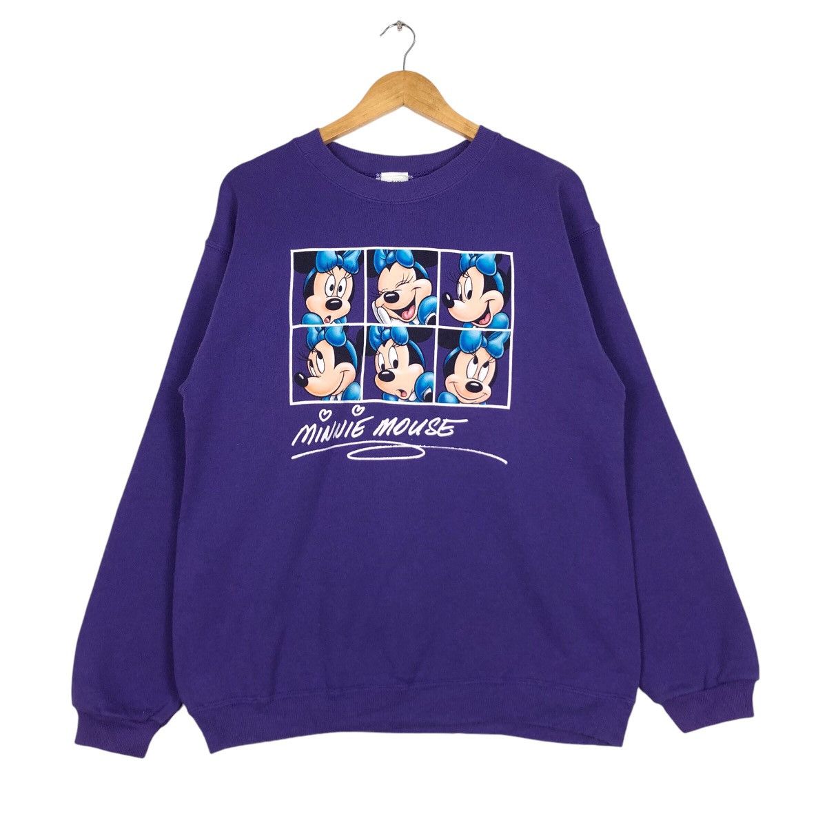Disney × Japanese Brand × Vintage Vintage Minnie Mouse Sweatshirt Rare 90s Streetwear Medium Size US M / EU 48-50 / 2 - 1 Thumbnail