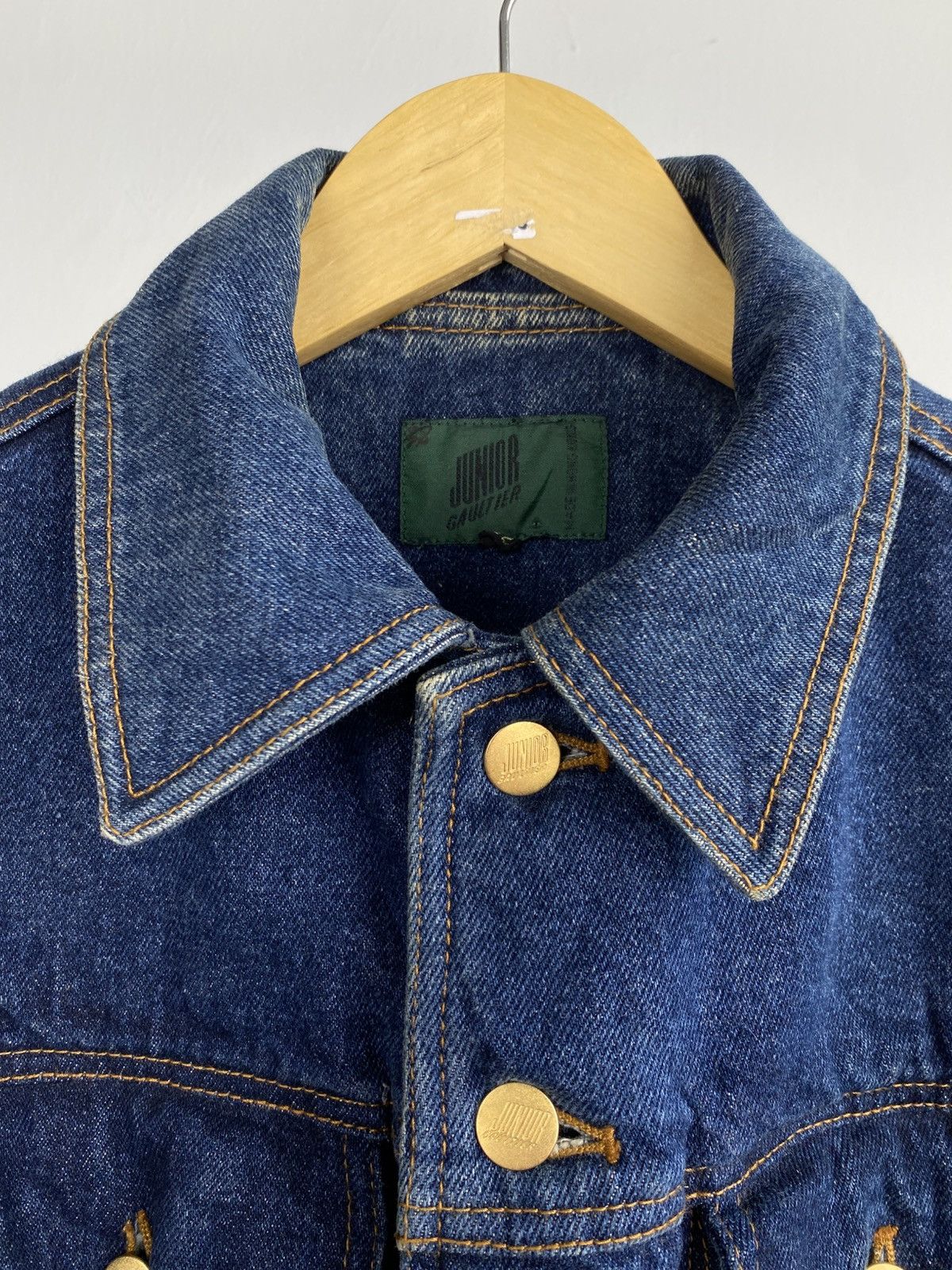 Jean Paul Gaultier 90's Junior Gaultier Blouson Denim Jacket Size S / US 4 / IT 40 - 7 Thumbnail