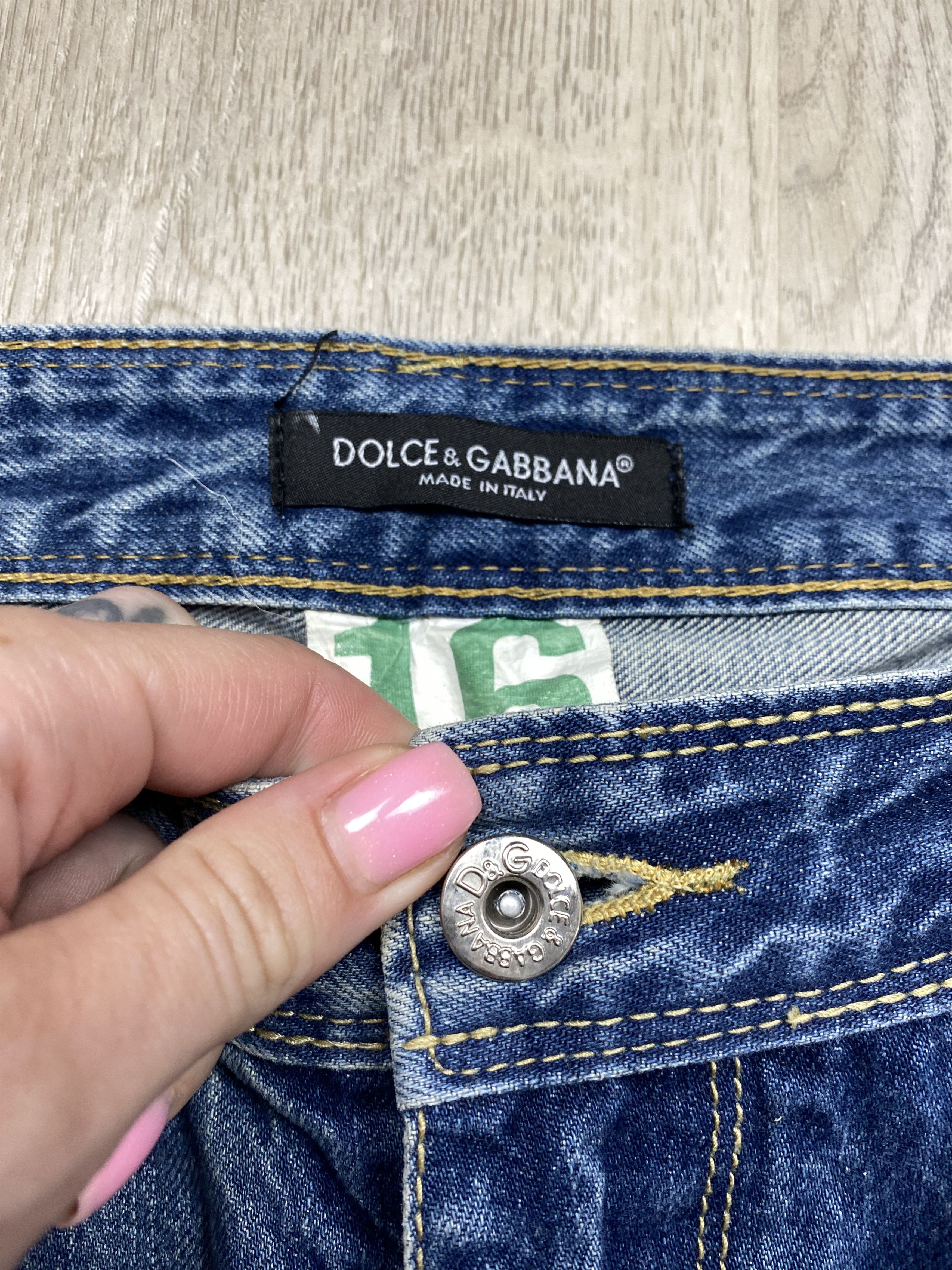 Dolce & Gabbana Dolce & Gabbana Mens Denim Pants Jeans Y2K Size US 34 / EU 50 - 8 Thumbnail