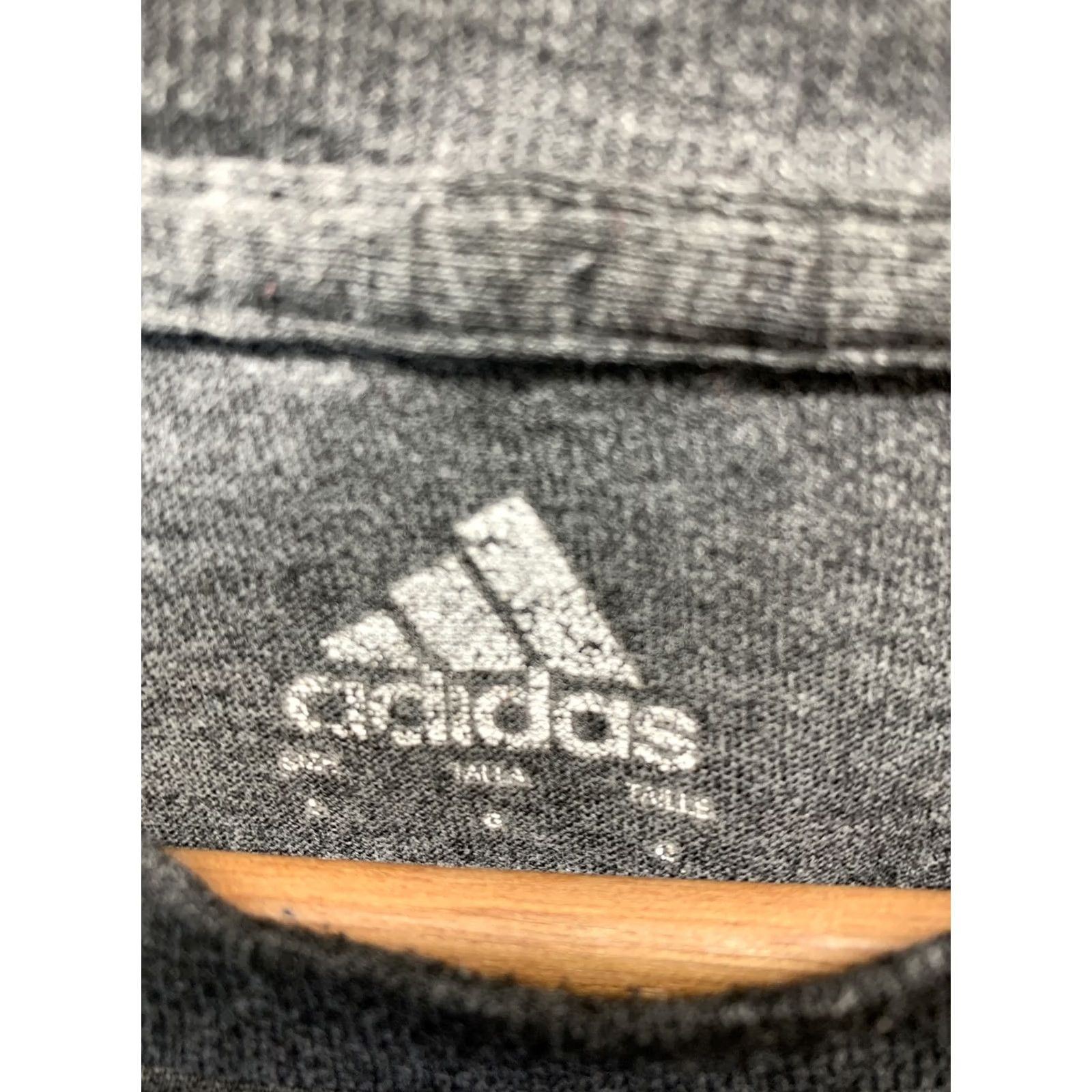 Adidas Adidas Men’s T-Shirt Gray Distressed Logo Front L SZ L Shirt Mens Size US L / EU 52-54 / 3 - 3 Thumbnail