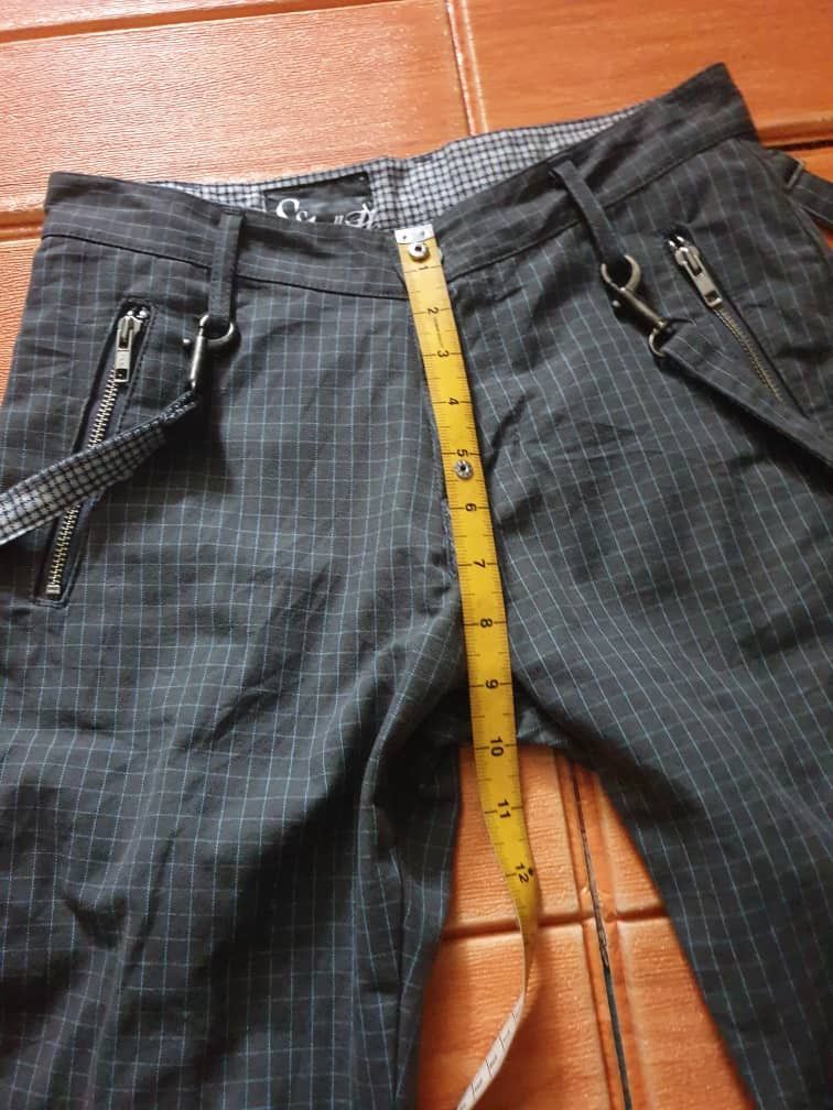 Japanese Brand 💥Sladky Japanese brand checkered punk rock style short pant Size US 27 - 11 Thumbnail