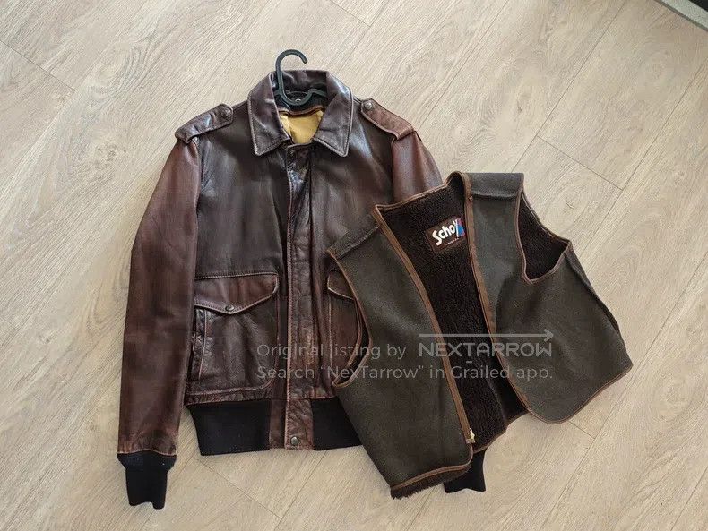 Other A2 leather coat Size US M / EU 48-50 / 2 - 1 Thumbnail