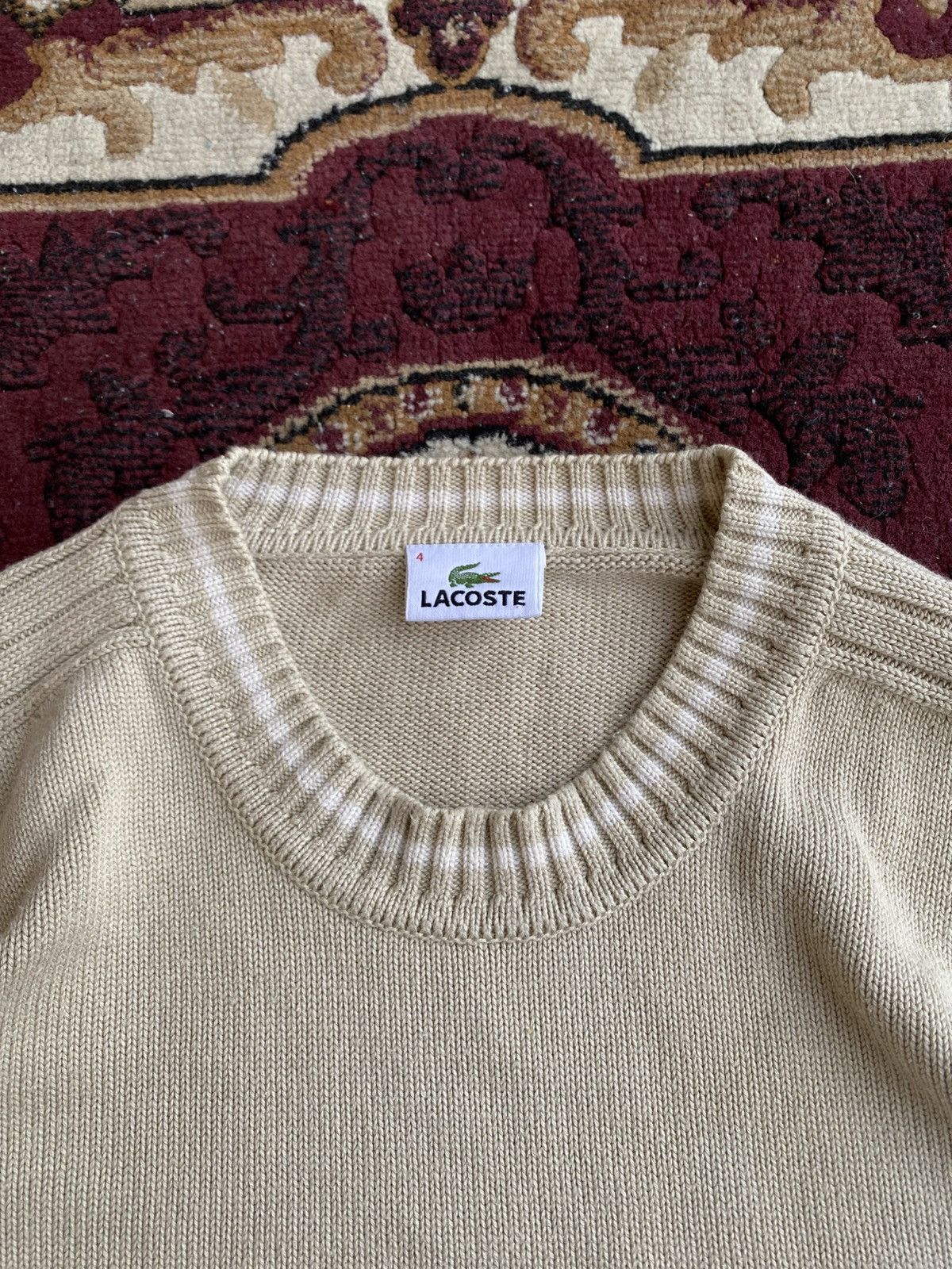 Lacoste Vintage Lacoste sweater knitwear cardigan 90s 00s vibe Size US M / EU 48-50 / 2 - 4 Thumbnail