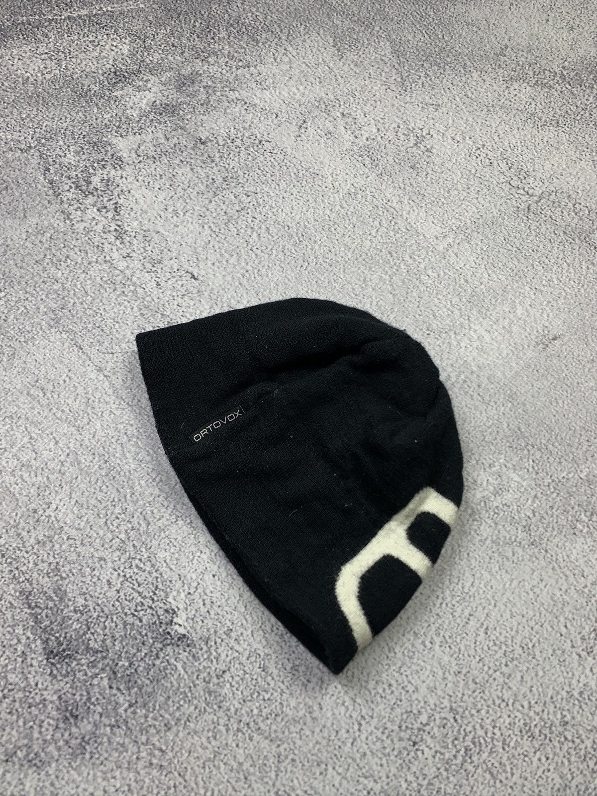 ORTOVOX Ortovox Beanie Hat Black Merino Wool Ski Winter Cap Hat Size ONE SIZE - 5 Thumbnail
