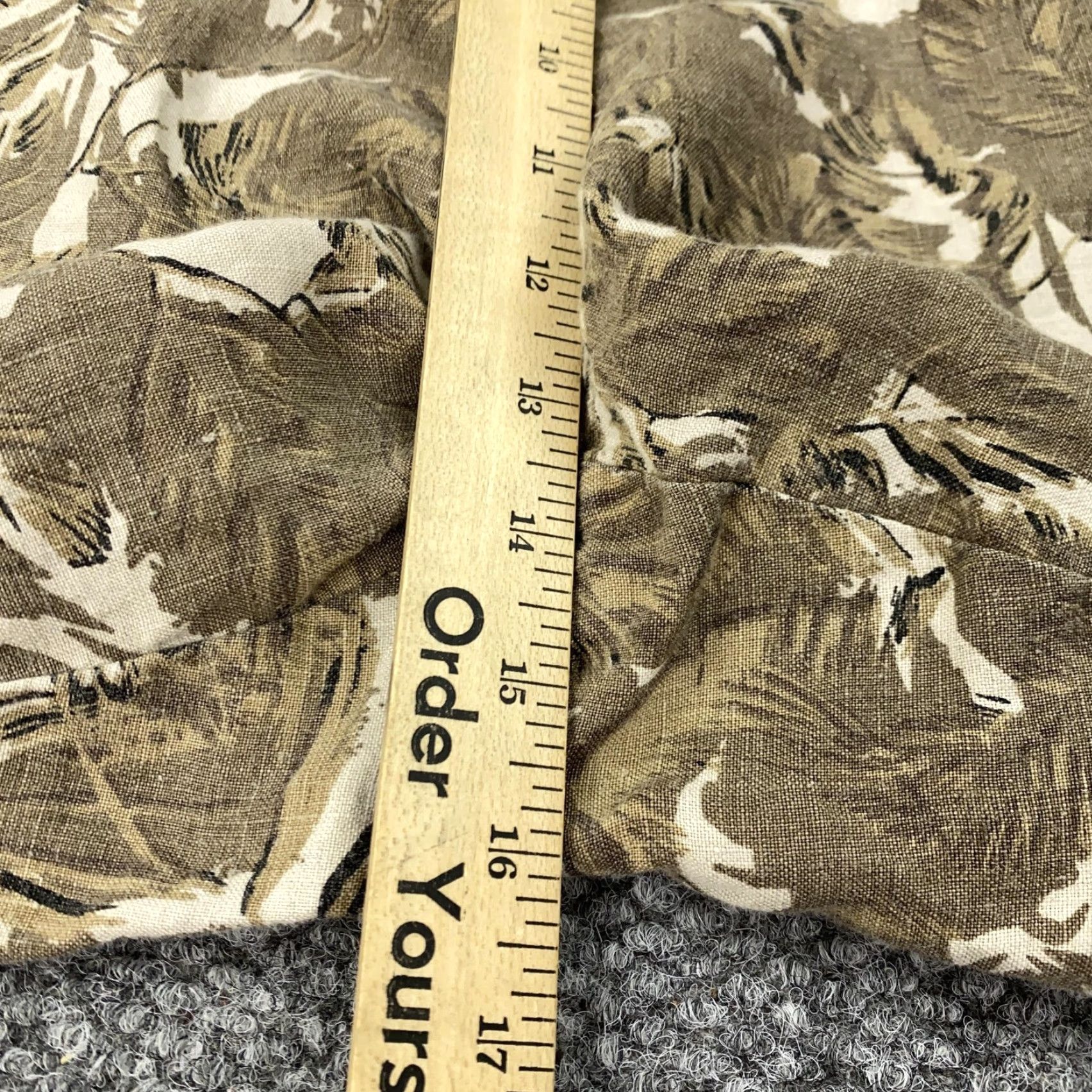 J. Jill J Jill Love Linen Pants Womens 4X Capri Cropped Casual Brown Tan Leaf Print Size 40" / US 18 - 7 Thumbnail
