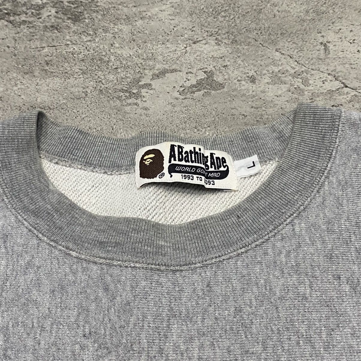 Bape Bape College Logo Crewneck Size US L / EU 52-54 / 3 - 3 Thumbnail