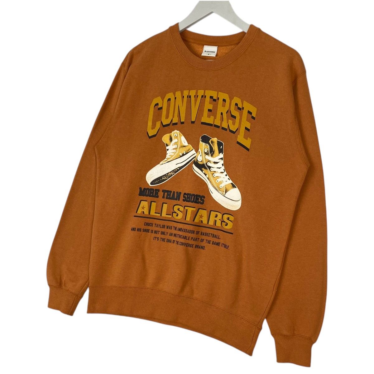 Converse × Vintage Vintage Converse All Star Big Printed Crewneck Sweatshirt Size US M / EU 48-50 / 2 - 2 Thumbnail