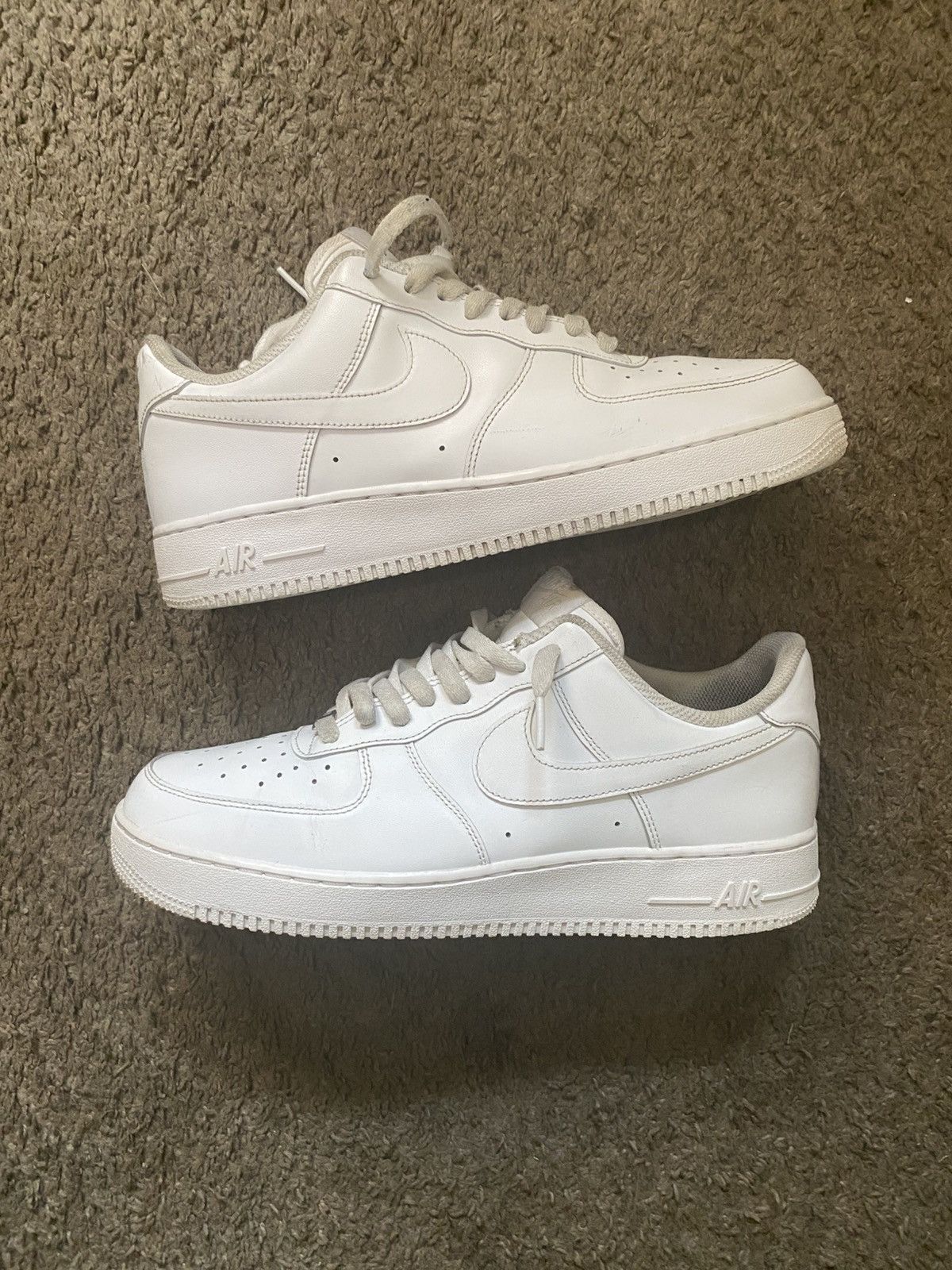 Nike White Nike Air Force 1 (Size 11) – Gently Used & Clean Size US 11.5 / EU 44-45 - 3 Thumbnail