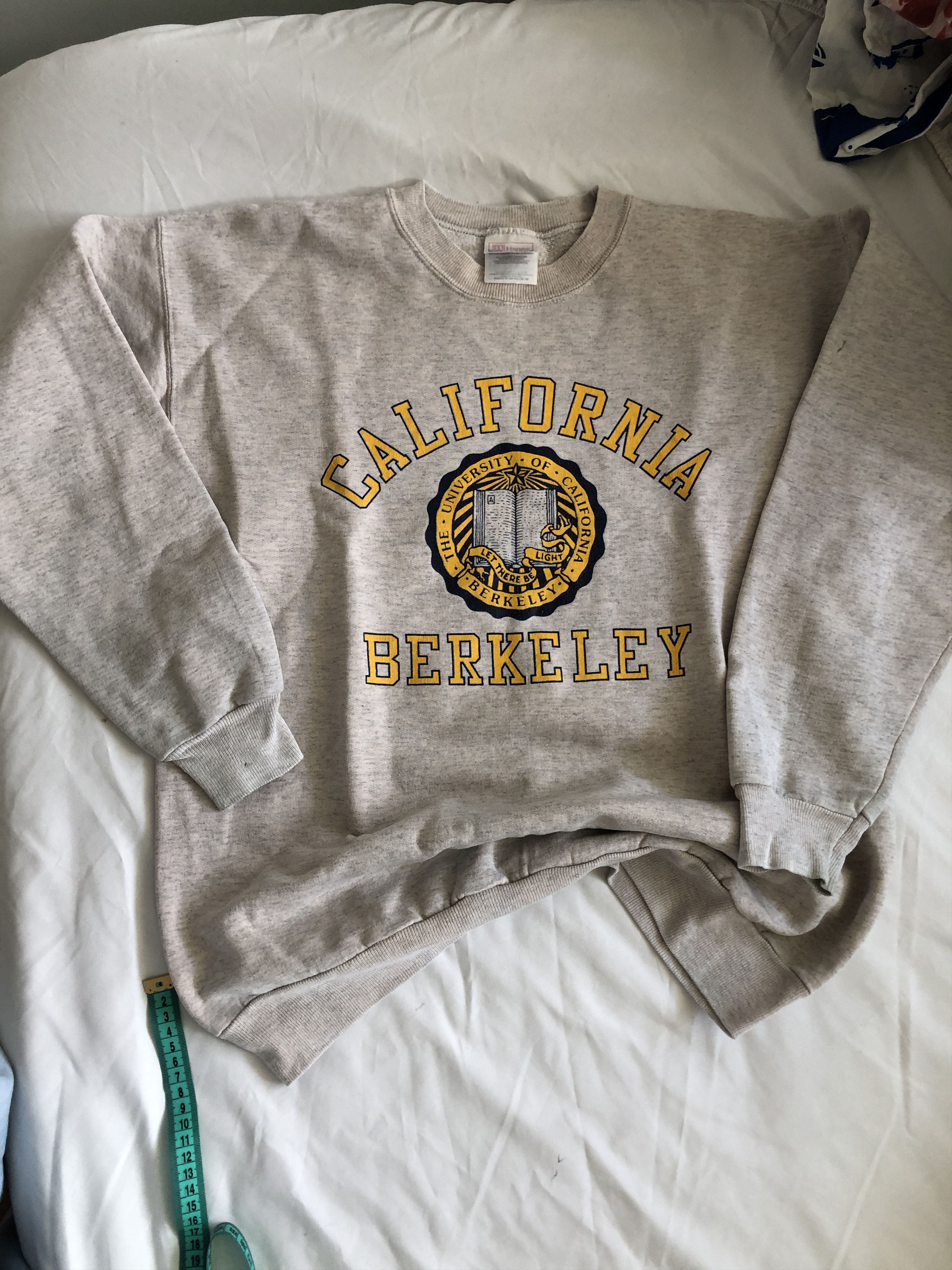 Vintage Distressed Vintage crewneck Hanes+ Berkley Size US XXS / EU 40 - 1 Thumbnail