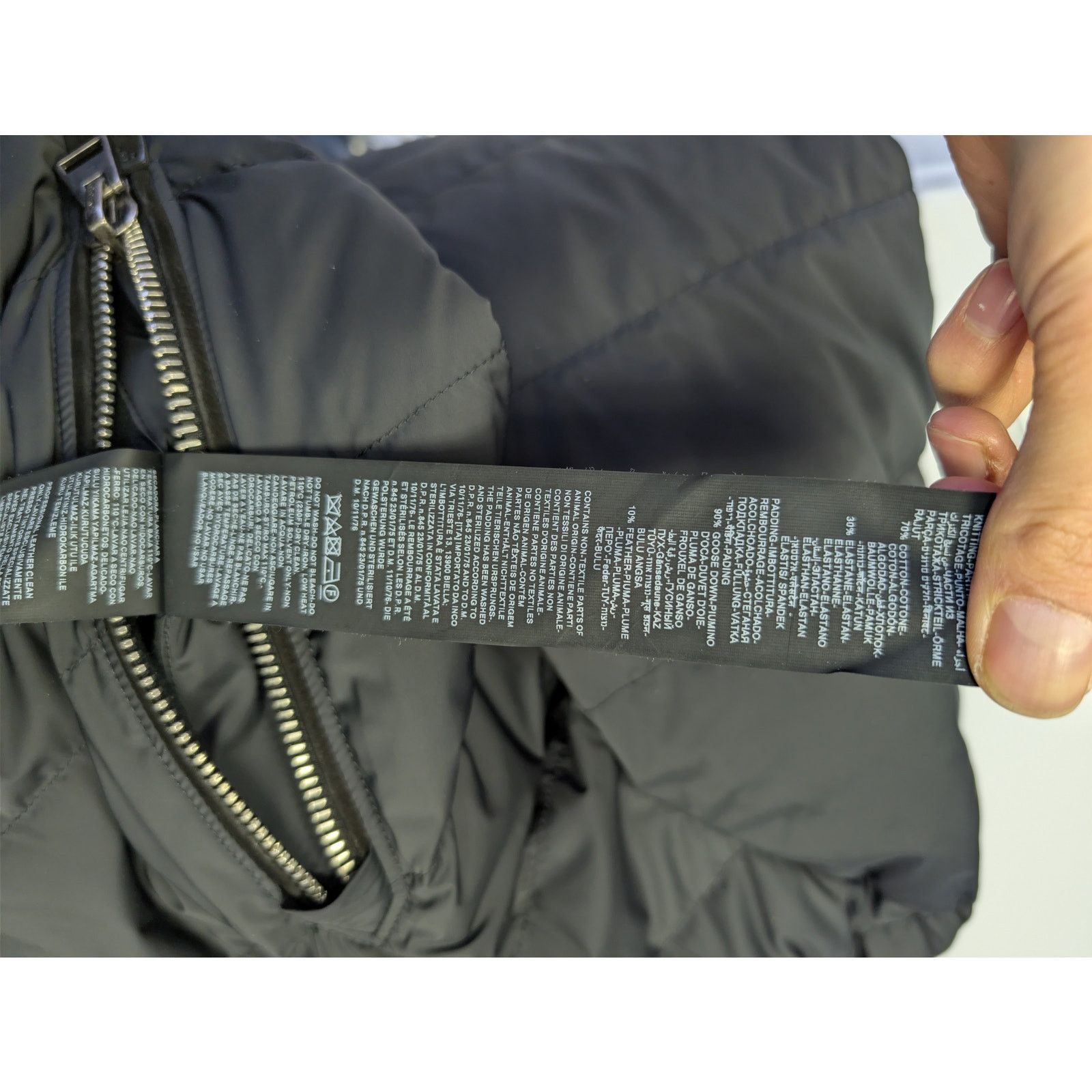 Tom Ford o1rshd1 CC20 Fit Leather-Trimmed Quilted Shell Down Jacket Size US M / EU 48-50 / 2 - 21 Thumbnail
