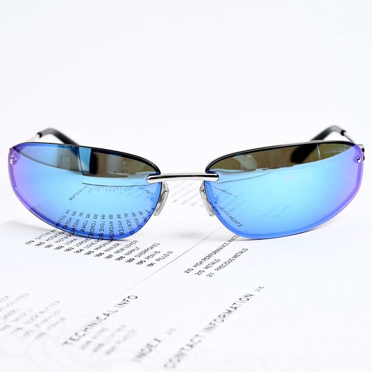 Miu Miu MIU MIU 0MU A50S SUNGLASSES Size ONE SIZE - 4 Thumbnail