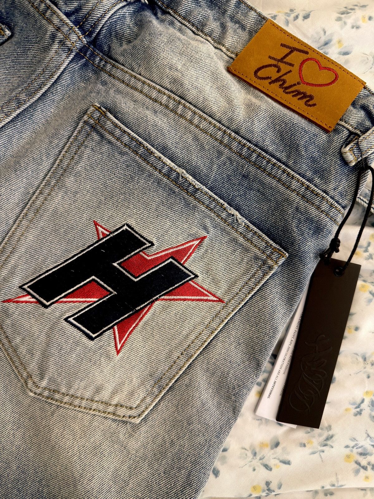 HMDD HMDD H-STAR CRYSTAL JORTS Size US 30 / EU 46 - 4 Thumbnail