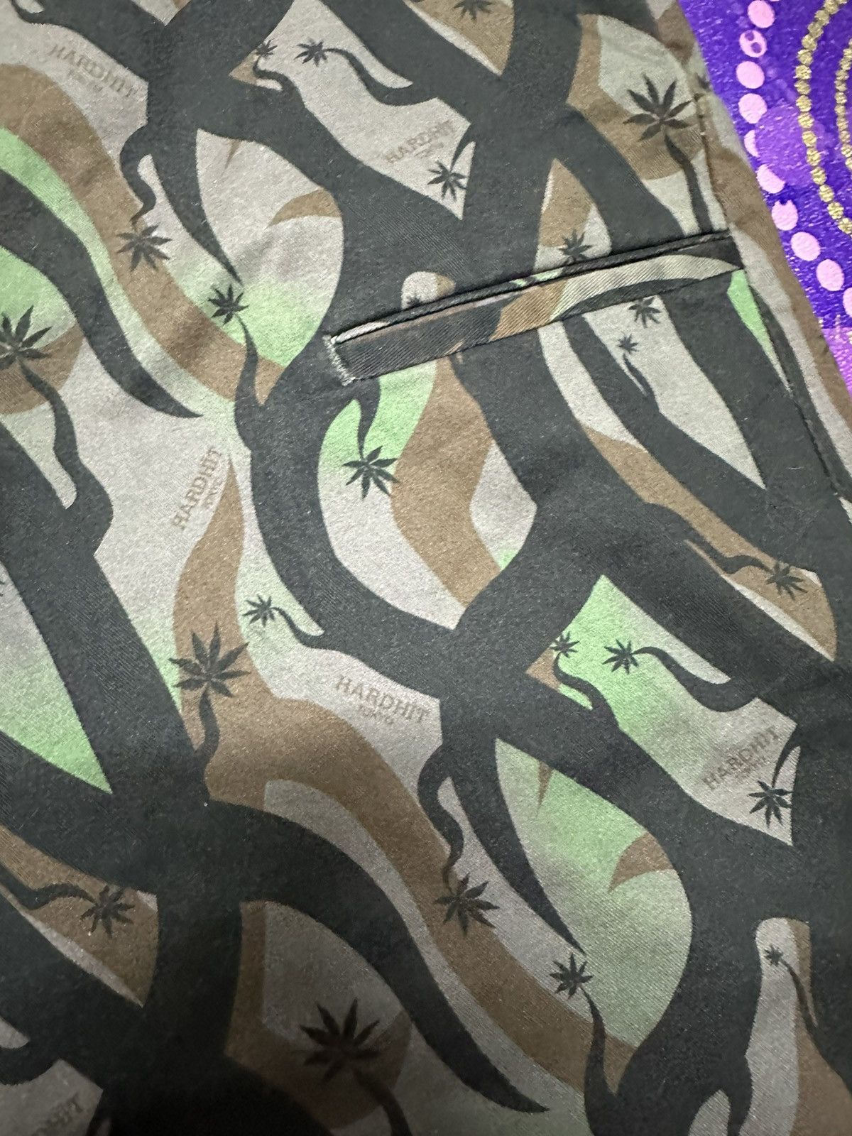 Japanese Brand Hardhits double knee cotton pants camo Size US 32 / EU 48 - 5 Thumbnail