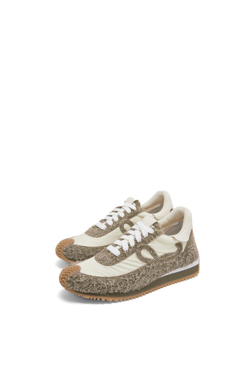 Loewe o1in1g0426 555 / Flow Runner Sneakers Nylon Suede Multicolor Size US 12 / EU 45 - 3 Thumbnail