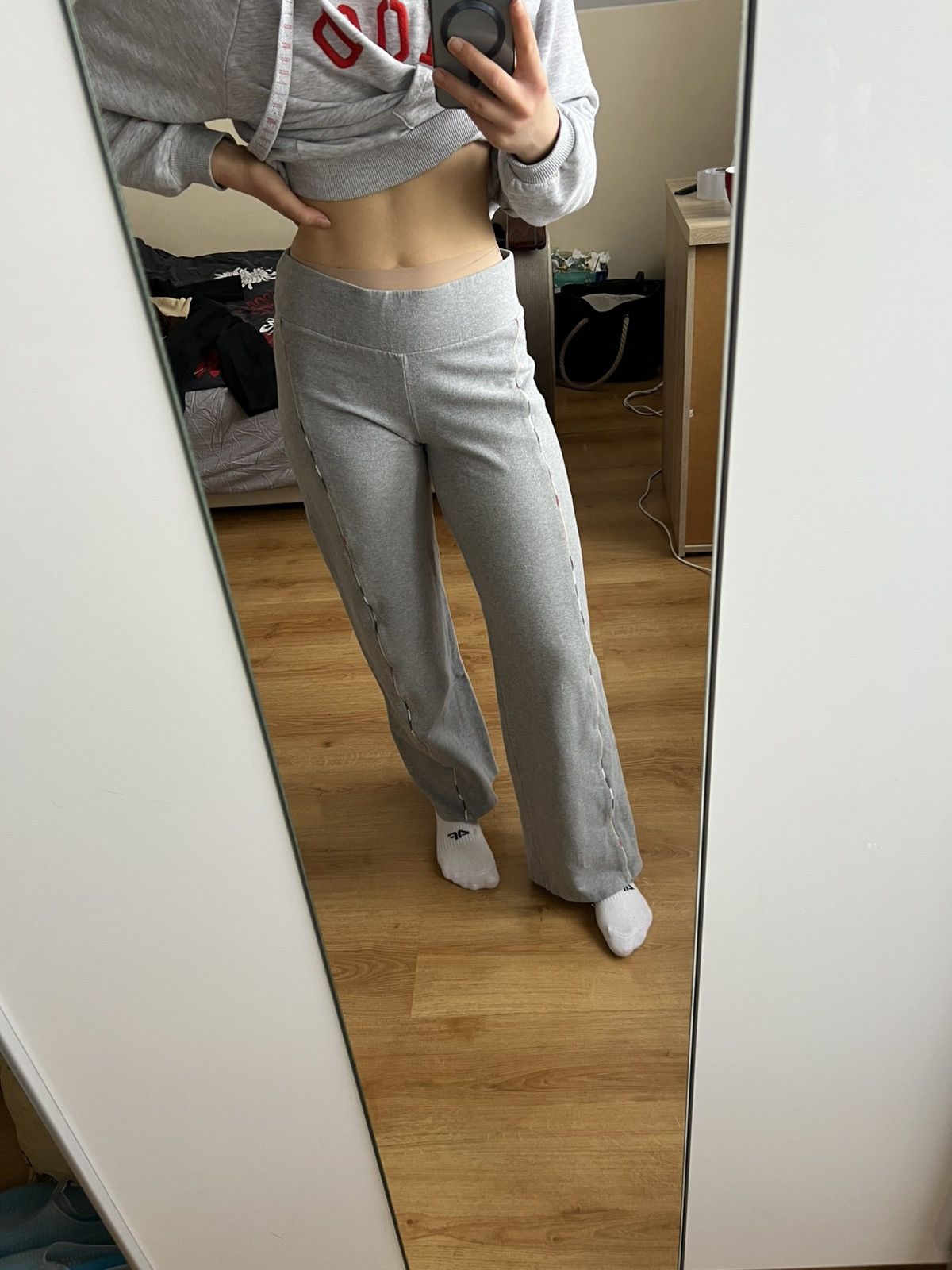 Burberry Vintage Burberry y2k juicy stripe check baggy sweatpants Size 27" / US 4 / IT 40 - 4 Thumbnail