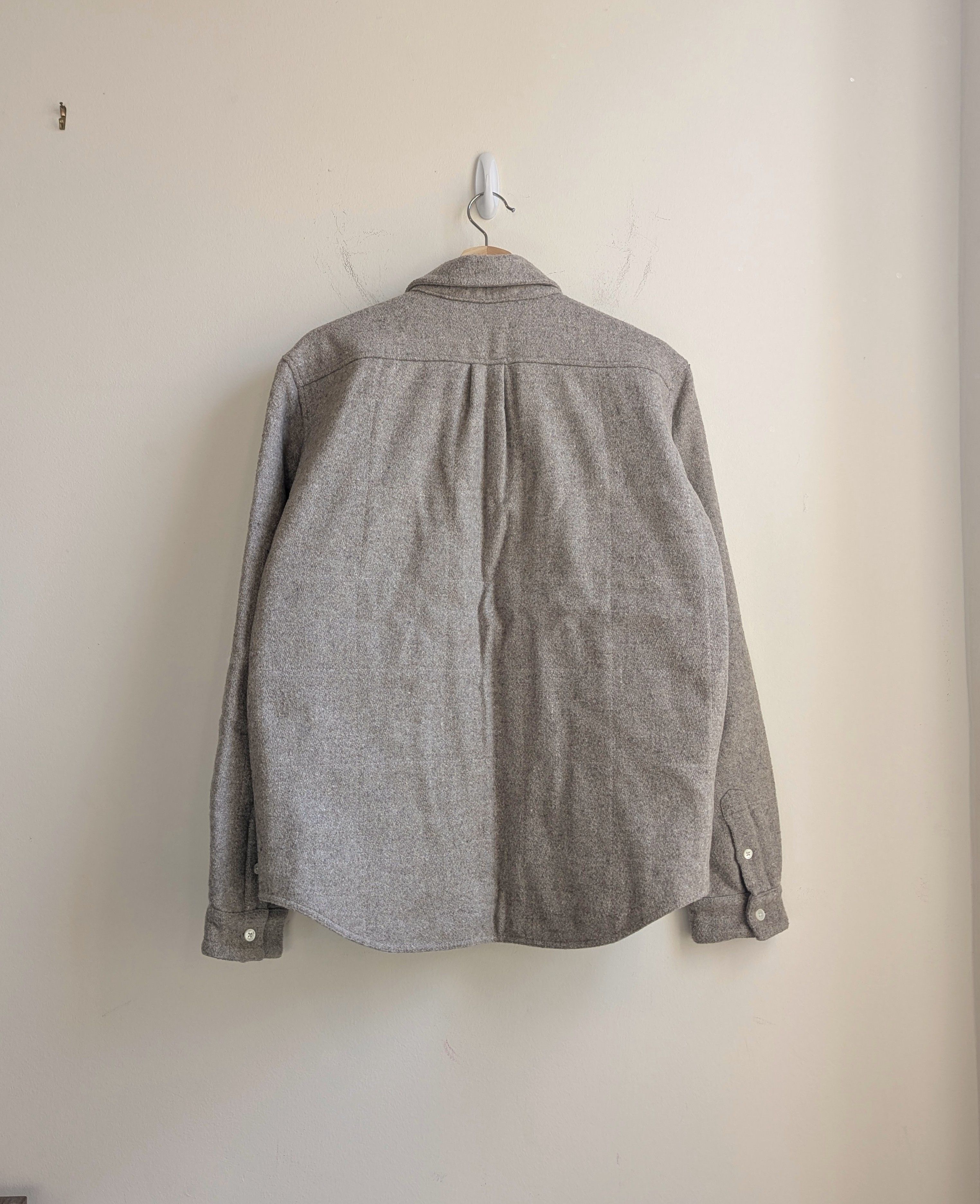 Patrik Ervell Oatmeal Wool Shirt Jacket (fits S/M) Size US M / EU 48-50 / 2 - 2 Thumbnail