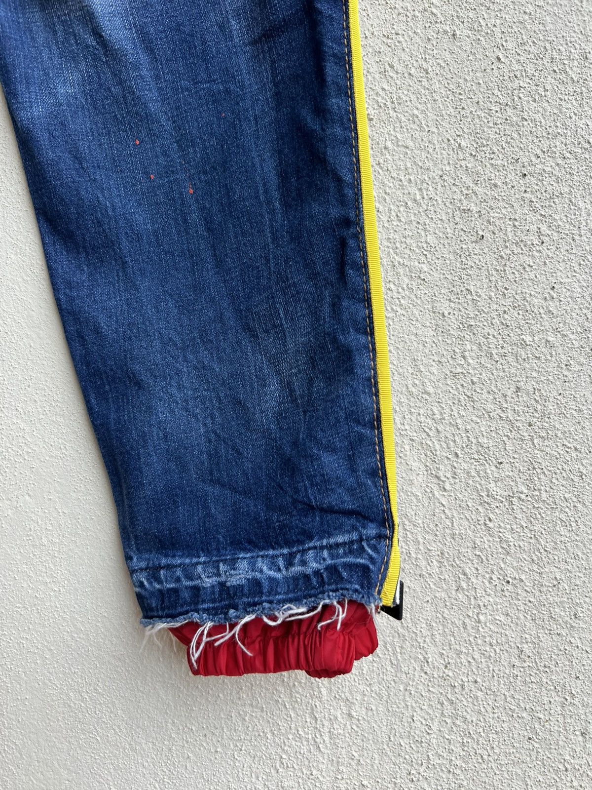 Dsquared2 Dsquared2 Made in Italy Hybrid Denim Side Tape Jeans Size US 32 / EU 48 - 23 Thumbnail