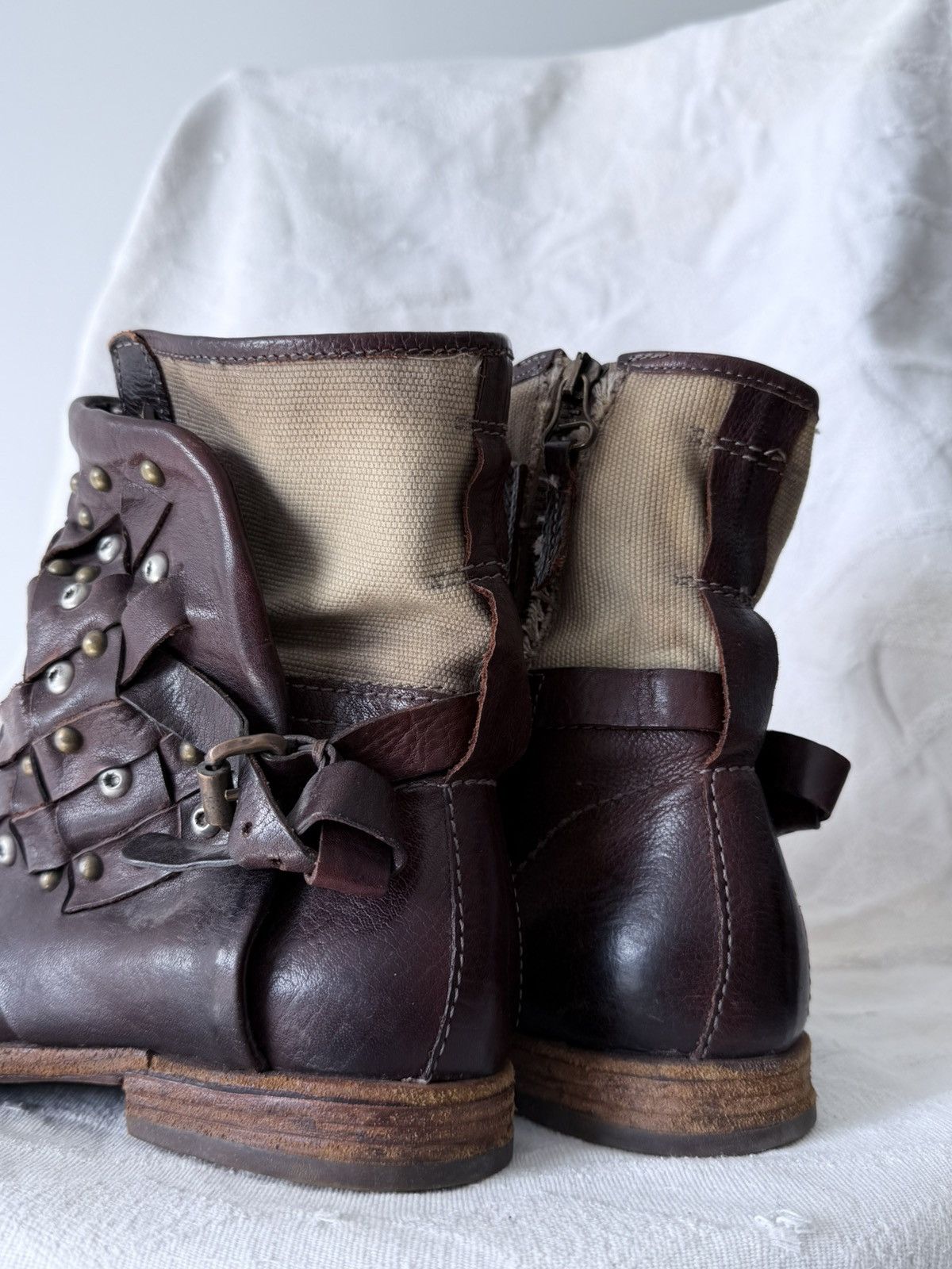 A.S.98 Avant Garde A.S. 98 14th Addiction Style Leather Boots Size US 6 / EU 39 - 5 Thumbnail