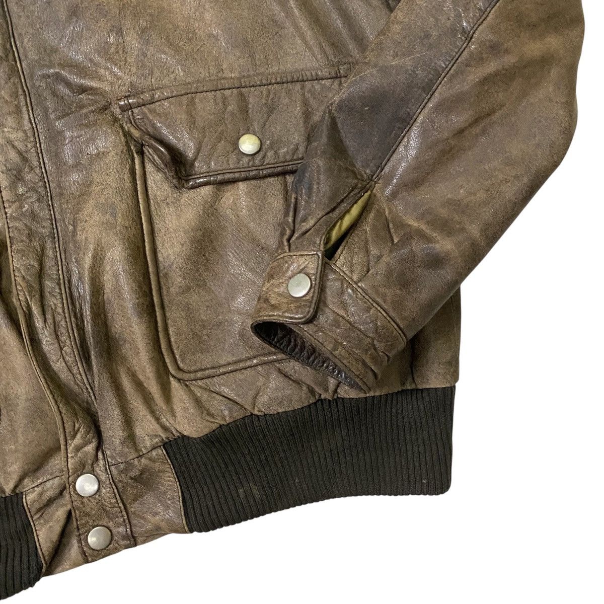 Japanese Brand × Vintage Vintage G-1 Patina leather jacket Size US M / EU 48-50 / 2 - 9 Thumbnail
