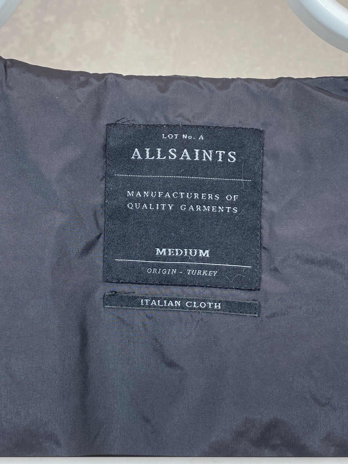 Allsaints × Diesel Allsaints Men Bomber Leather Jacket Size US M / EU 48-50 / 2 - 7 Thumbnail