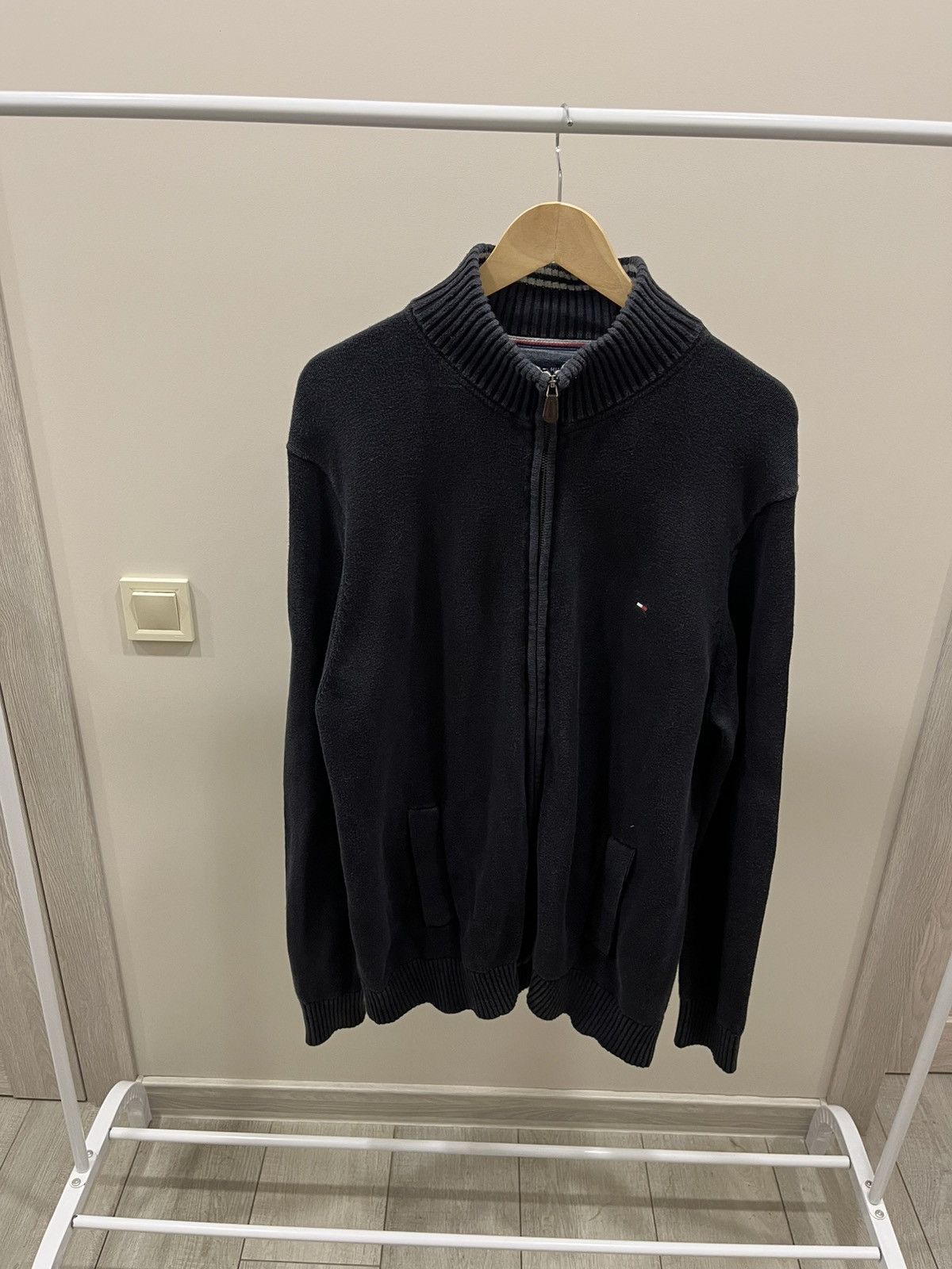Tommy Hilfiger Tommy Hilfiger Small Logo 1/3 Zip Cashmere Sweater Size US XXL / EU 58 / 5 - 1 Thumbnail