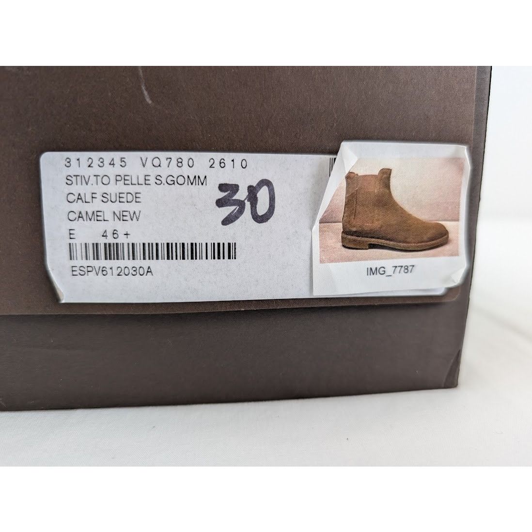 Bottega Veneta o1rshd1 Q:2 / Calf Suede Chelsea Boots in Camel Size US 12.5 / EU 45-46 - 14 Thumbnail