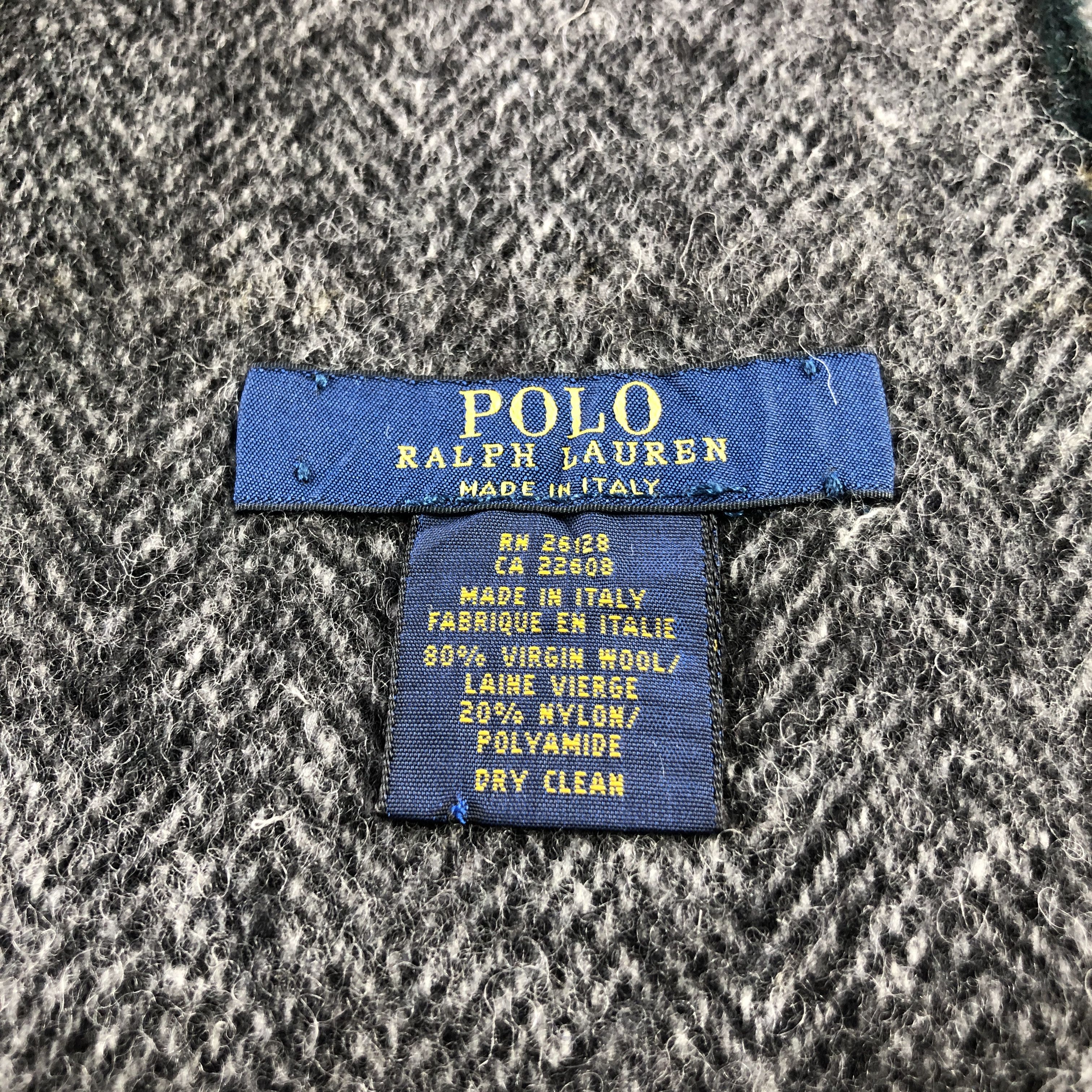 Polo Ralph Lauren Polo Ralph Lauren Tartan Wool Scarf Muffler V2930 Size ONE SIZE - 5 Thumbnail