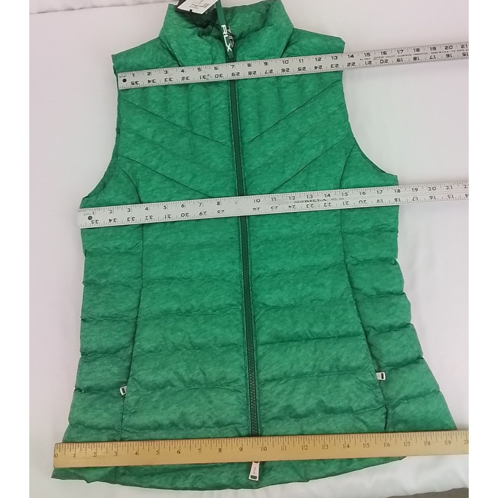 RLX Ralph Lauren NWT Ralph Lauren RLX Puffer Vest W's S Green Primaloft Size S / US 4 / IT 40 - 14 Thumbnail