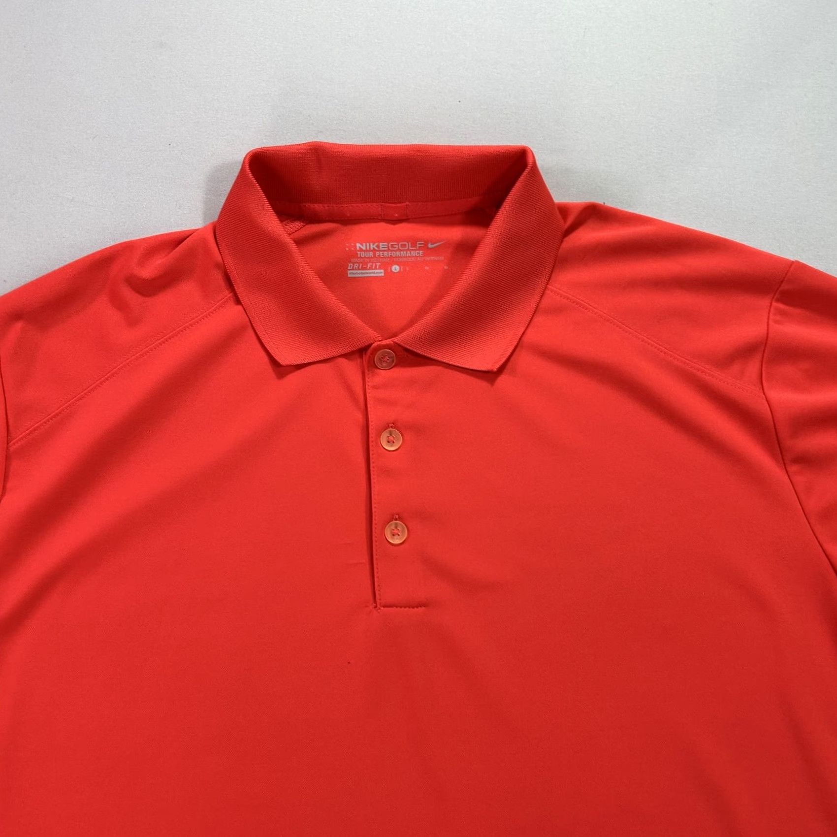 Nike Nike Golf Polo Shirt Mens L Red Tour Performance Dri-Fit Athletic 509167-647 Size US L / EU 52-54 / 3 - 3 Thumbnail