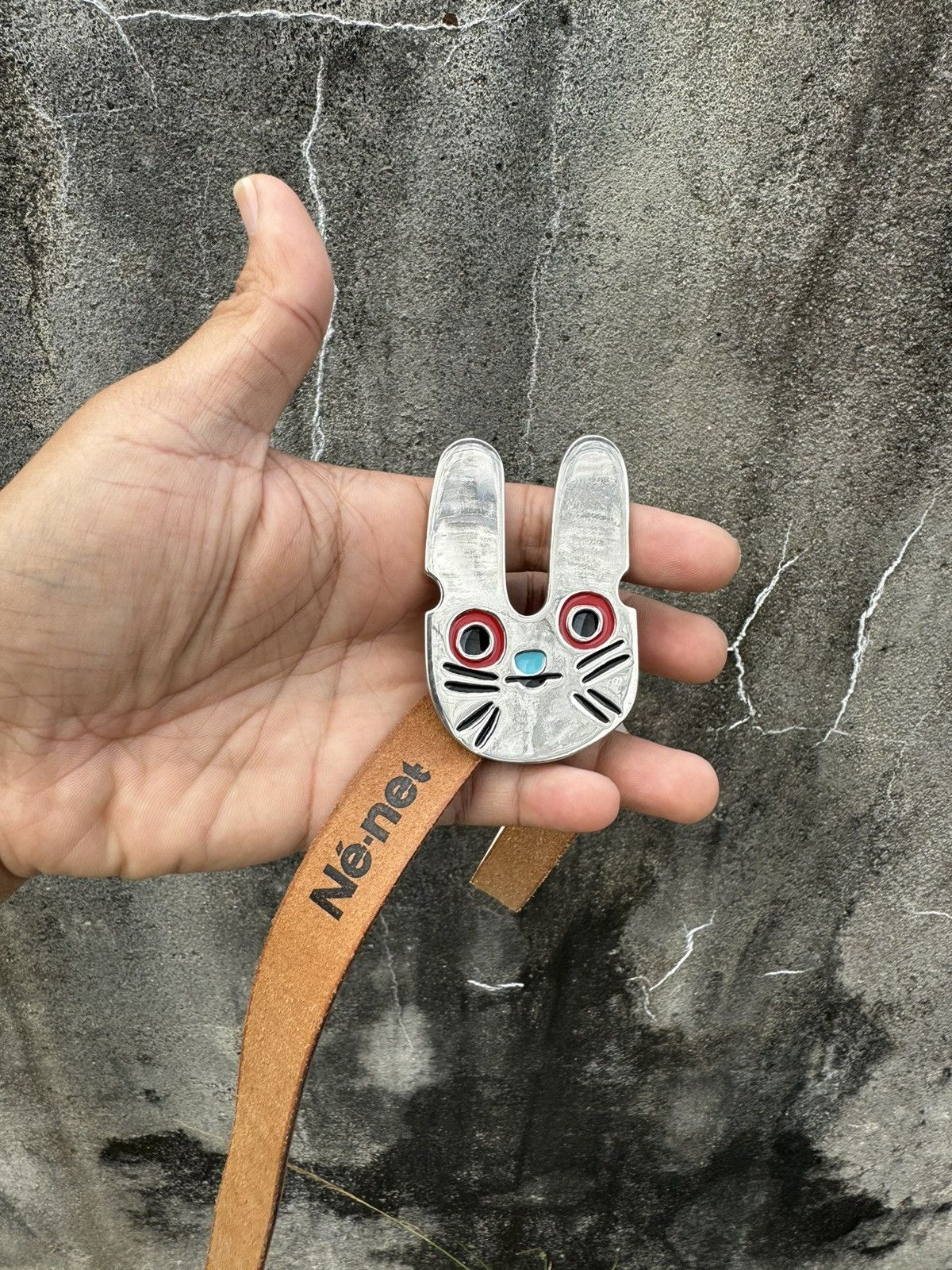 Issey Miyake × Japanese Brand × Ne-Net Ne-Net Cat by Issey Miyake Leather Belt Size ONE SIZE - 6 Thumbnail
