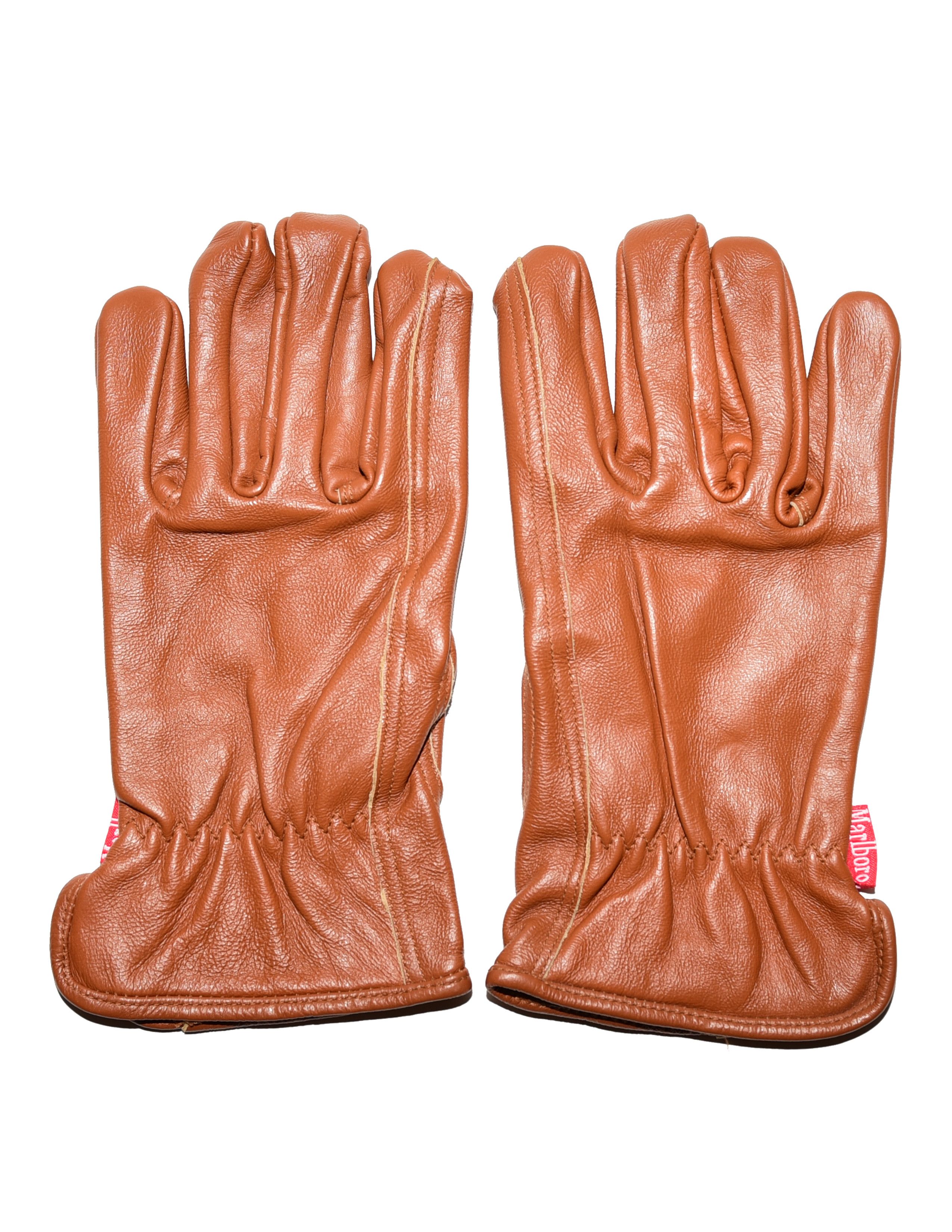 Marlboro × Vintage Vintage Marlboro Leather Gloves Size ONE SIZE - 1 Thumbnail