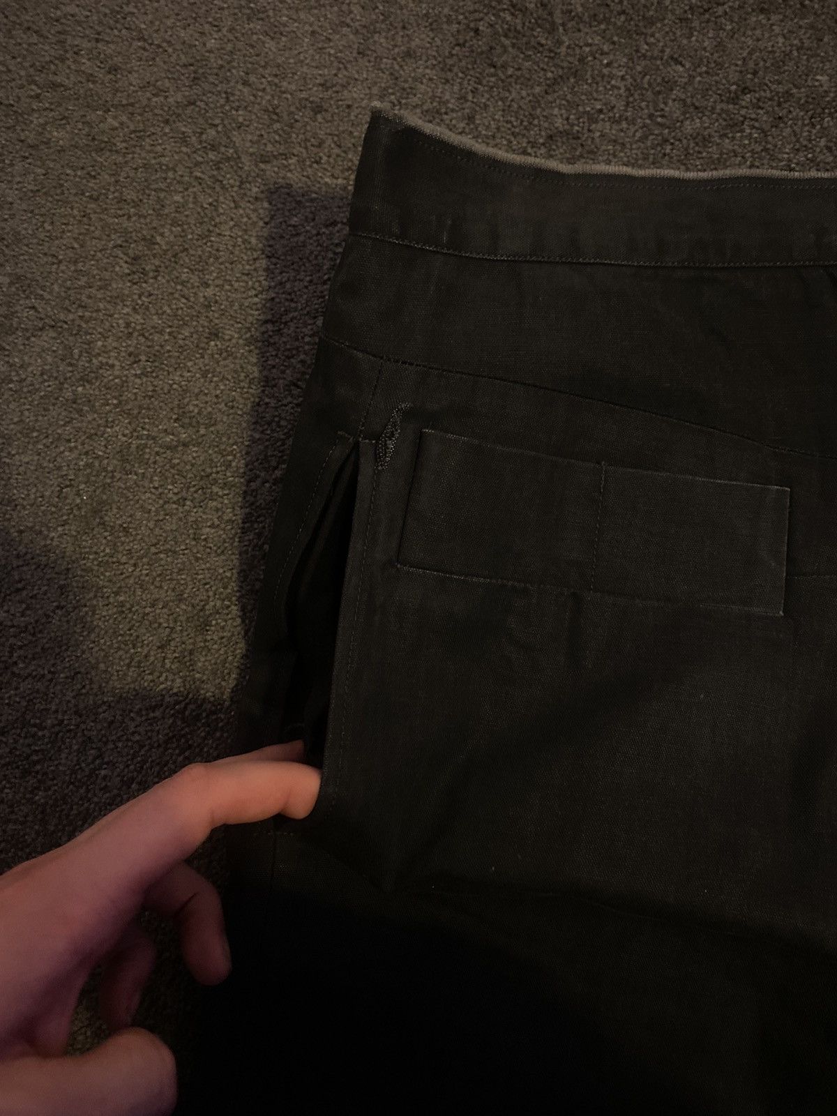 Undercover SS03 Undercover raw hem lightning bolt trousers Size US 29 - 9 Thumbnail