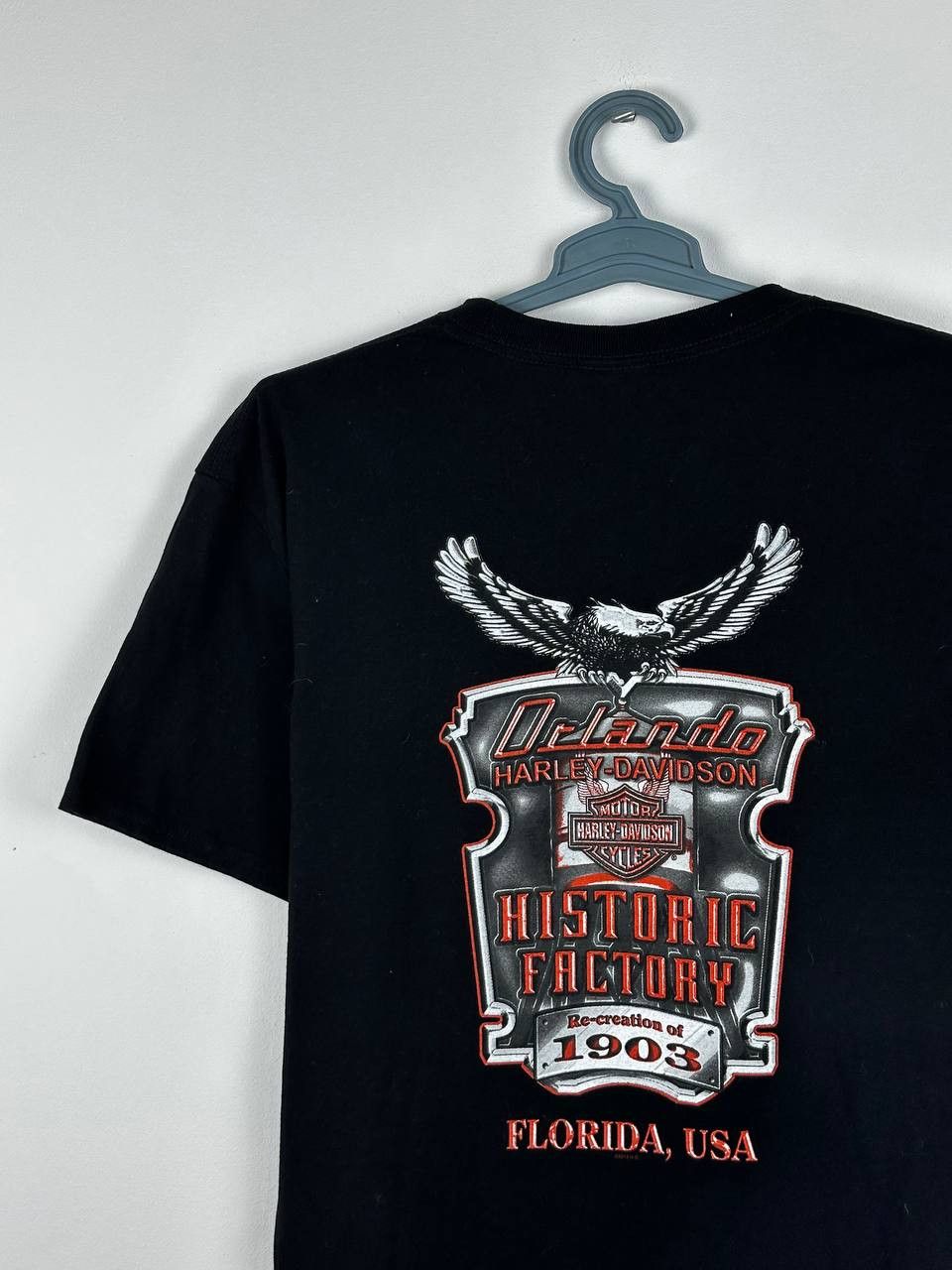 Harley Davidson Harley Davidson Vintage Eagle T-Shirt Biker Orlando Size US L / EU 52-54 / 3 - 7 Thumbnail