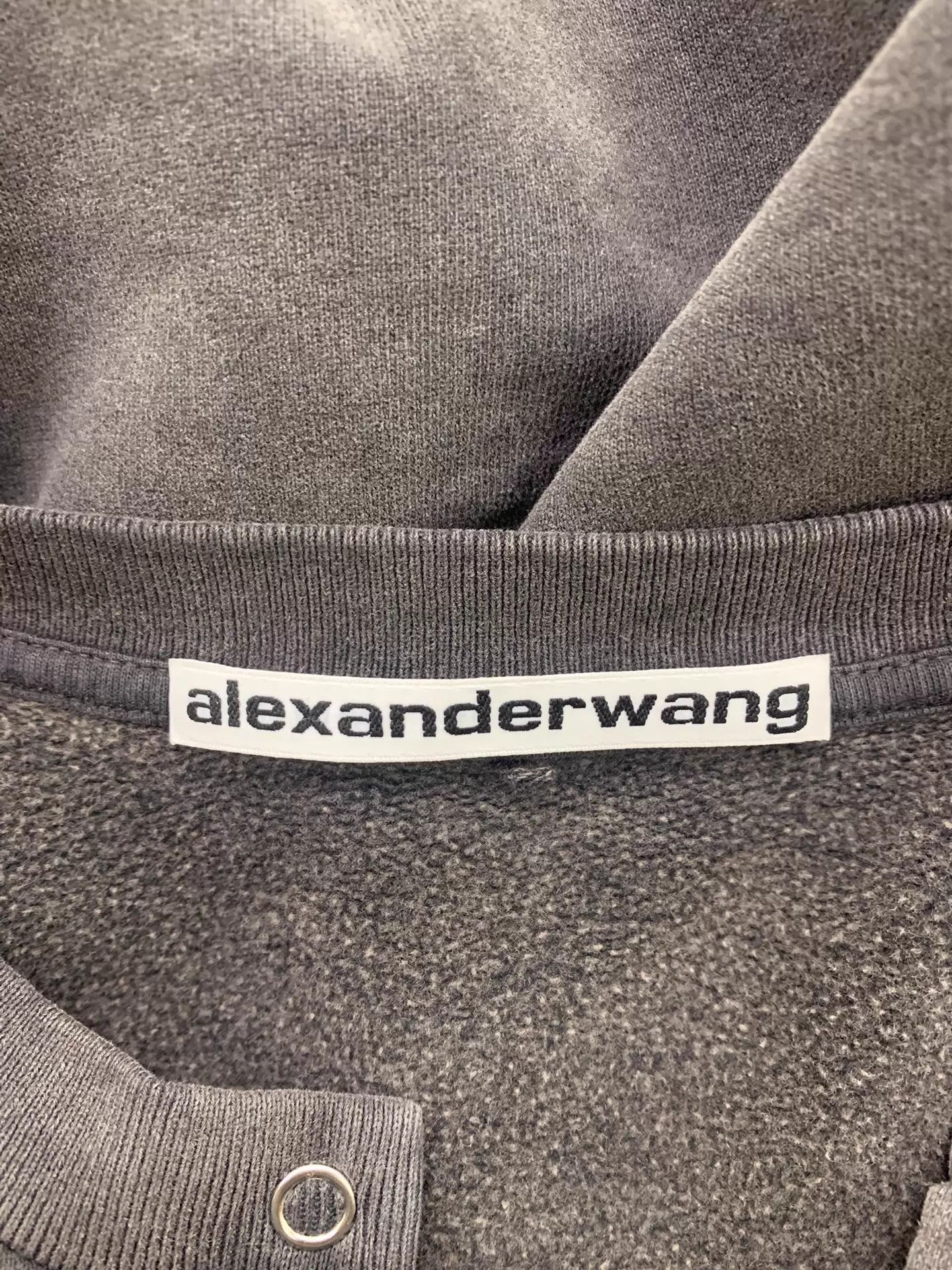 Alexander Wang Alexander Wang gray letter jacket Size S Size S / US 4 / IT 40 - 4 Thumbnail