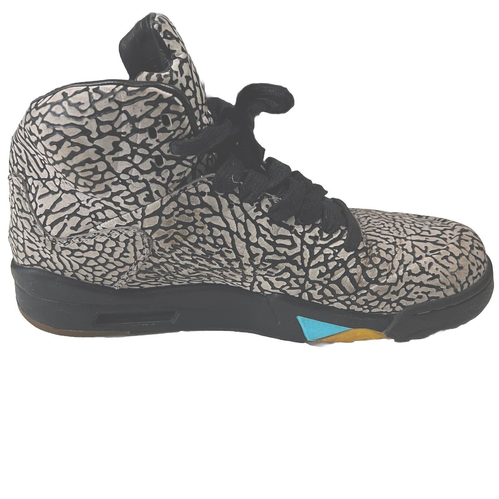 Nike Nike Air Jordan 5 3Lab5 Size 10.5 599581-007 Gray Black Blue Size US 10.5 / EU 43-44 - 3 Thumbnail