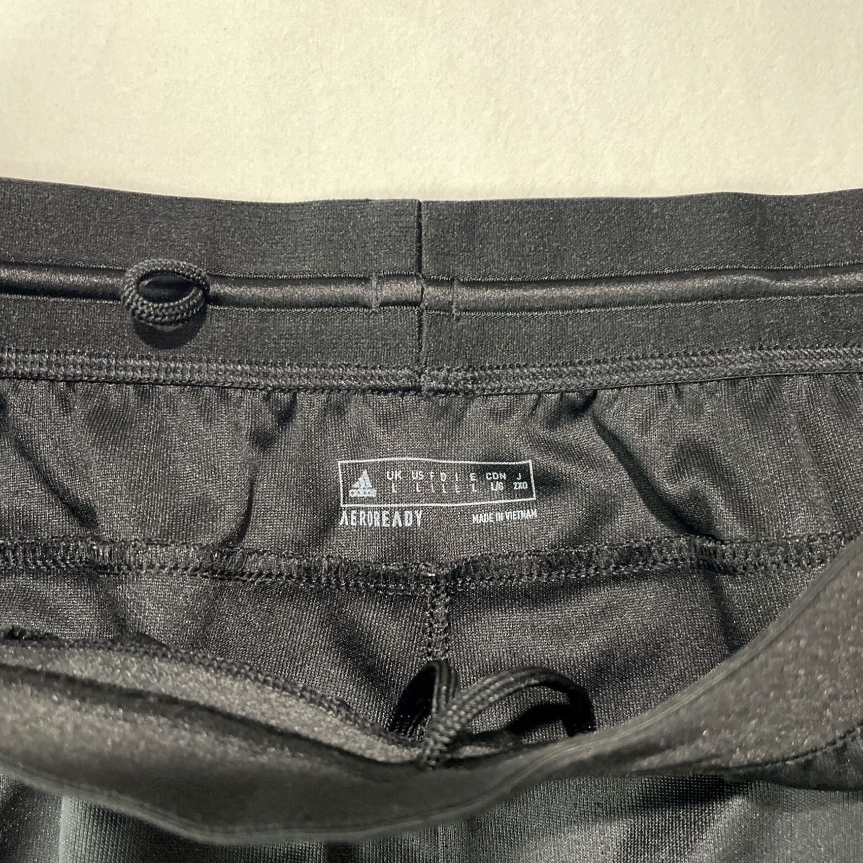 Adidas Adidas Men’s Size Large Aeroready Shorts Sprint Techfit Running Black Worn Size US 33 - 6 Thumbnail