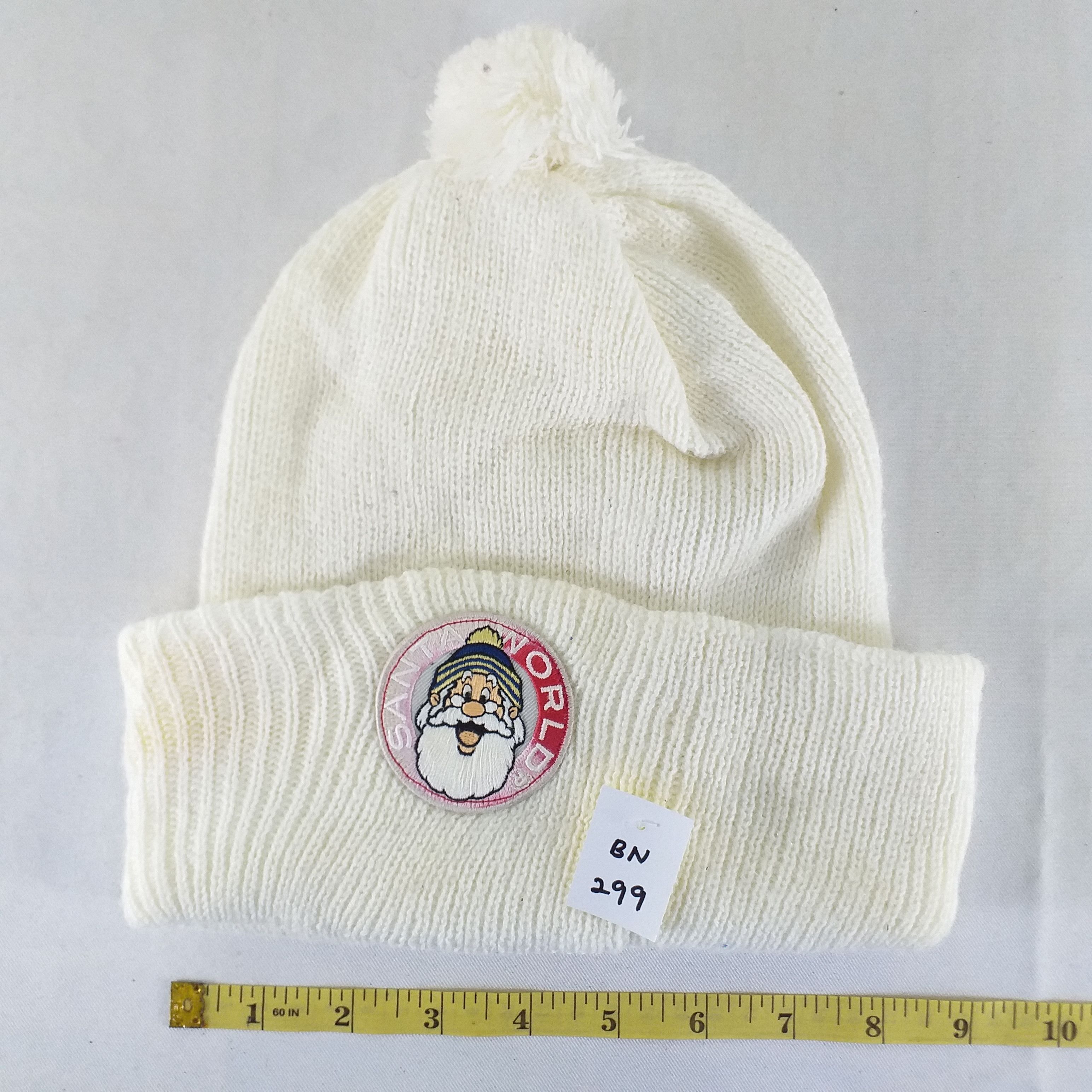 Japanese Brand Santa World Embroidery Snow Cap Hat Beanie BN299 Size ONE SIZE - 3 Thumbnail
