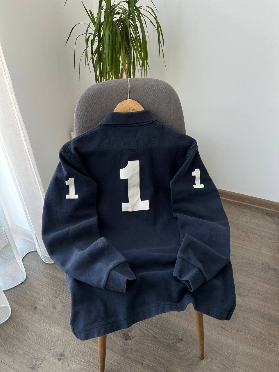 Hackett × Vintage Vintage Hackett 1 Blue Big Logo Rugby Sweatshirt Size US S / EU 44-46 / 1 - 5 Thumbnail