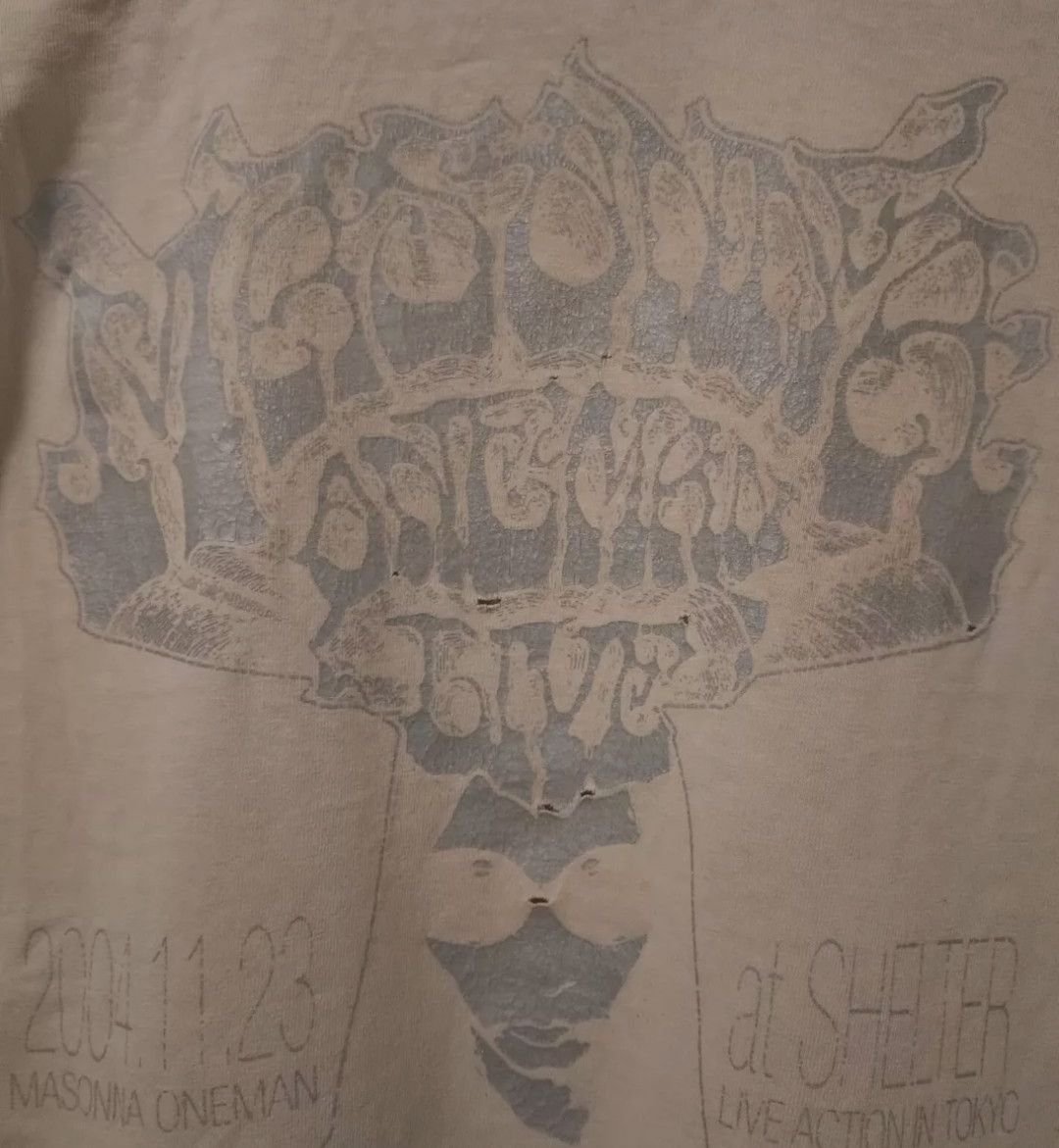 Band Tees × Japanese Brand × Vintage MASONNA fangs anal satan LIVE IN TOKYO 2004 merzbow BORIS Size US S / EU 44-46 / 1 - 3 Thumbnail